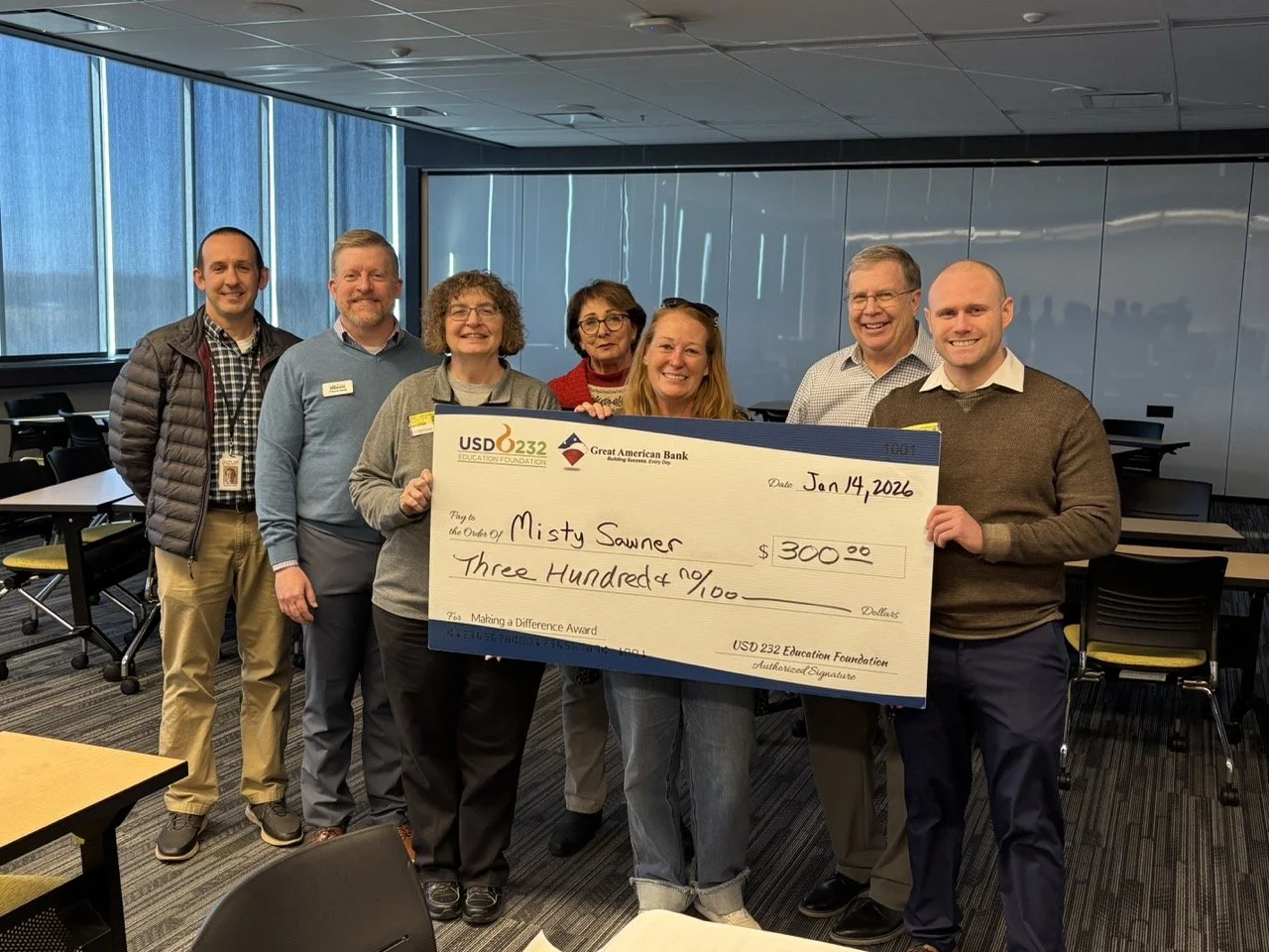 Misty Sawner Recognized with Making a Difference Award