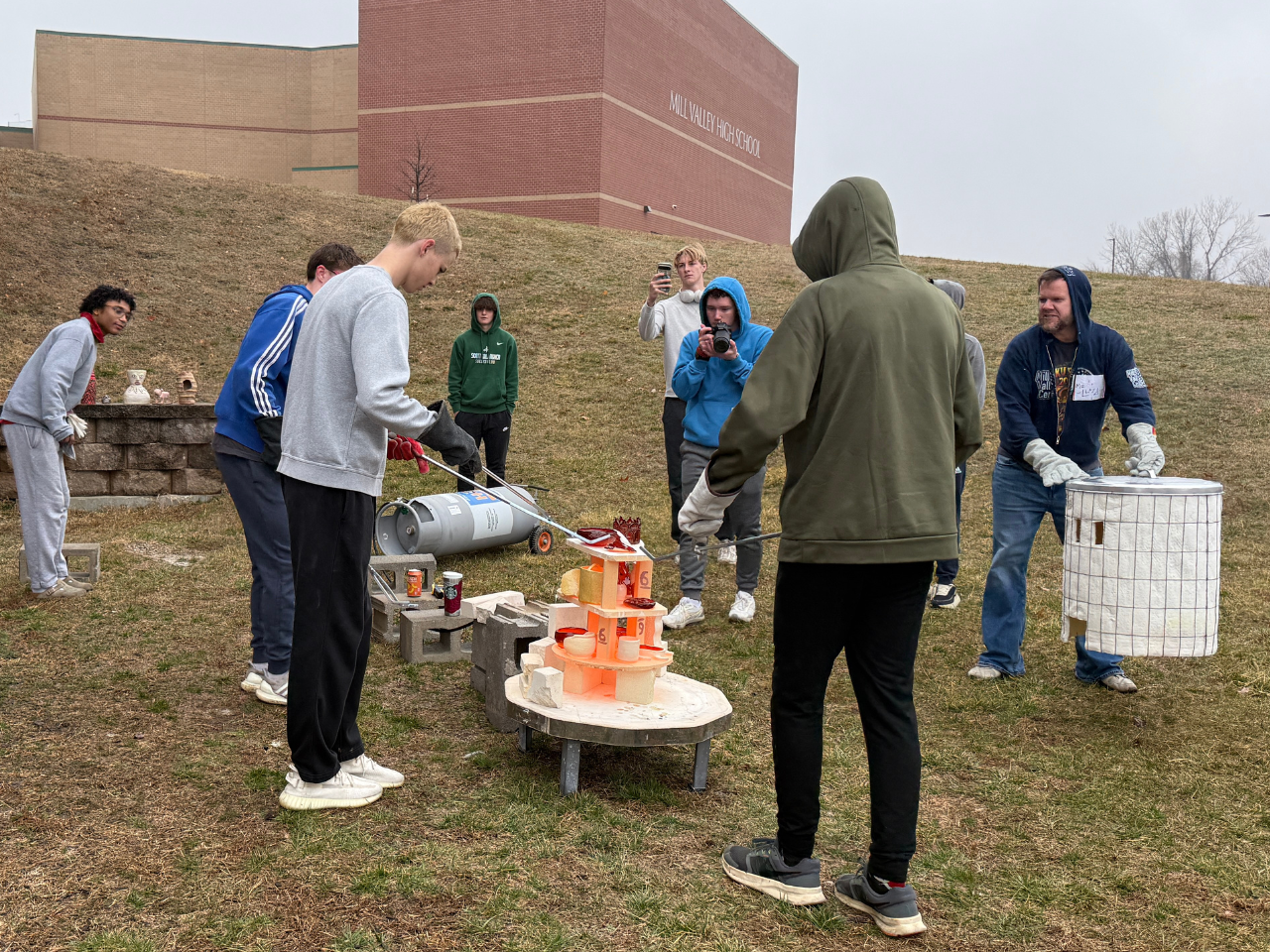 ELEVATE! Grant: Raku Firing for Ceramics Program