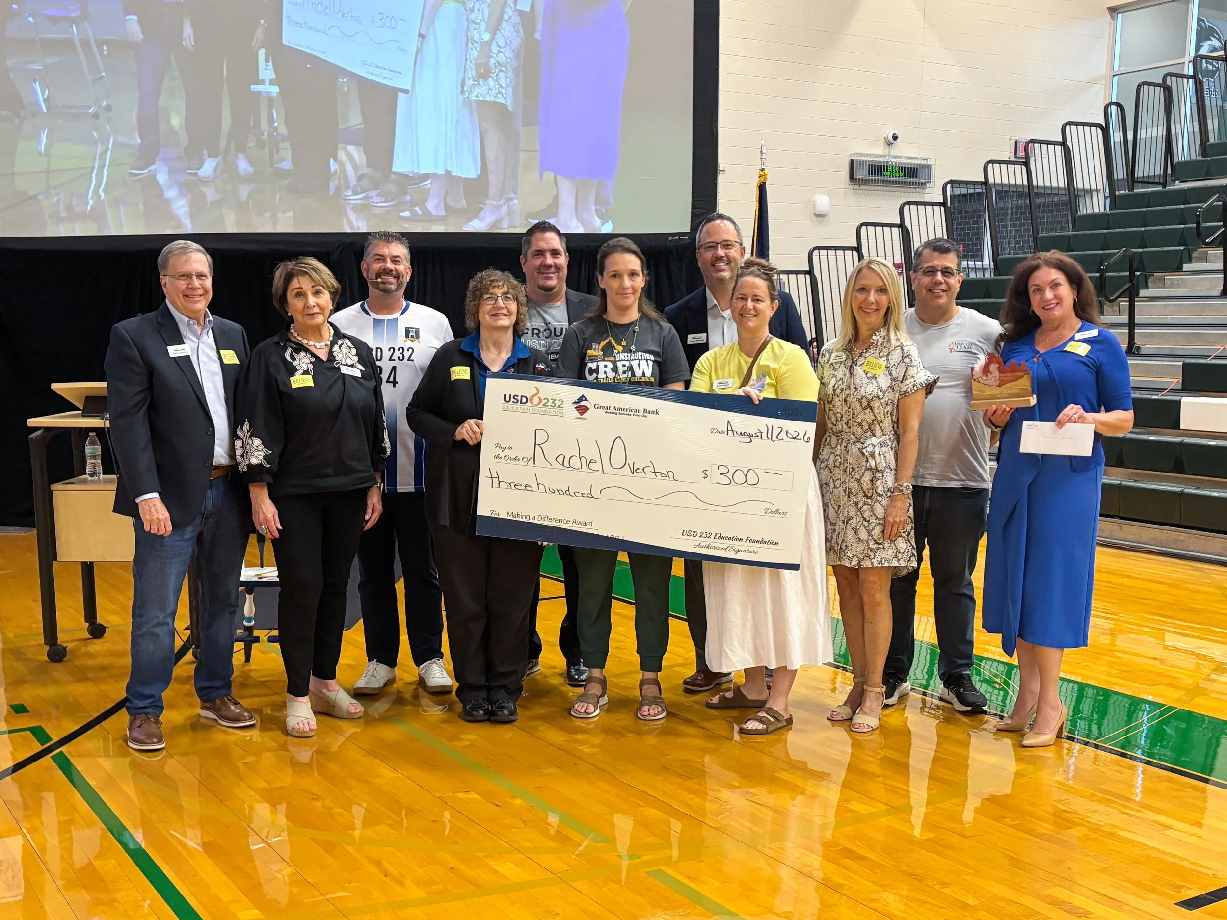 Rachael Overton Recognized with Making a Difference Award