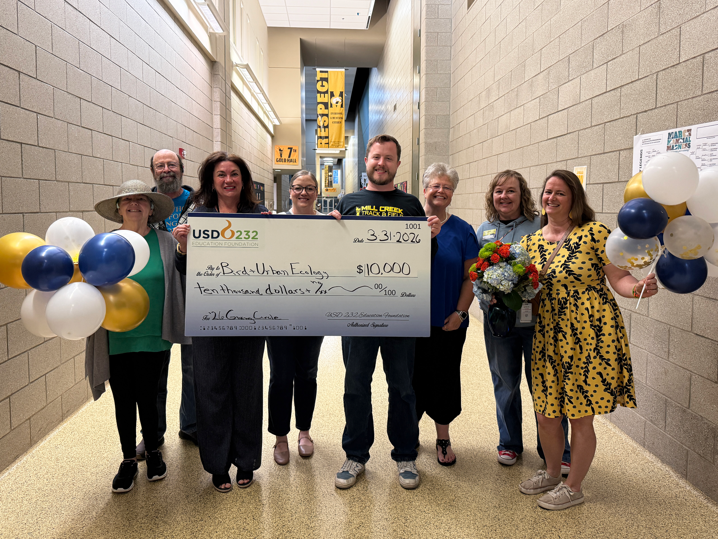 Community Giving Circle members with Brennan Flanagan