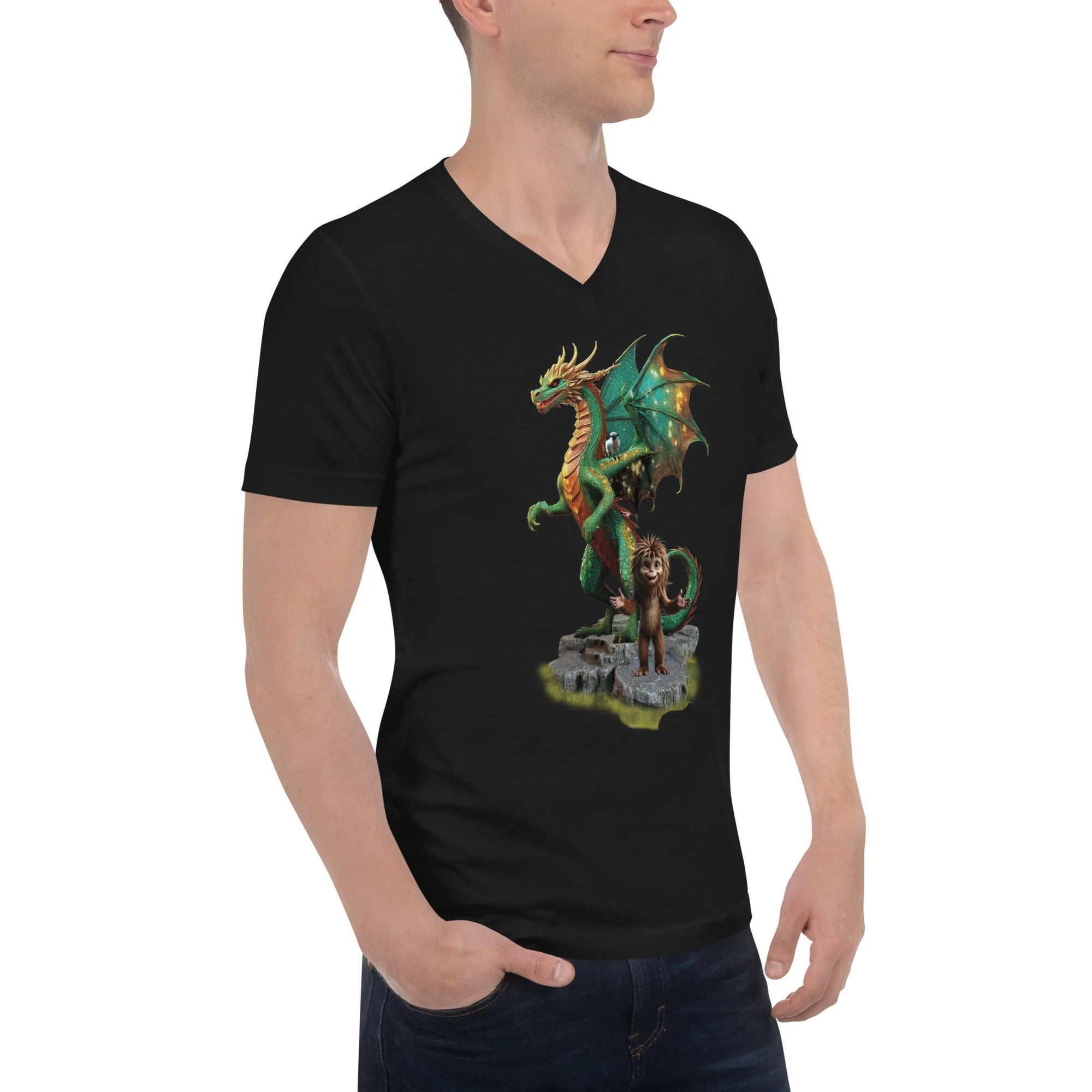 Sassy Trio Unisex Short Sleeve V-Neck T-Shirt