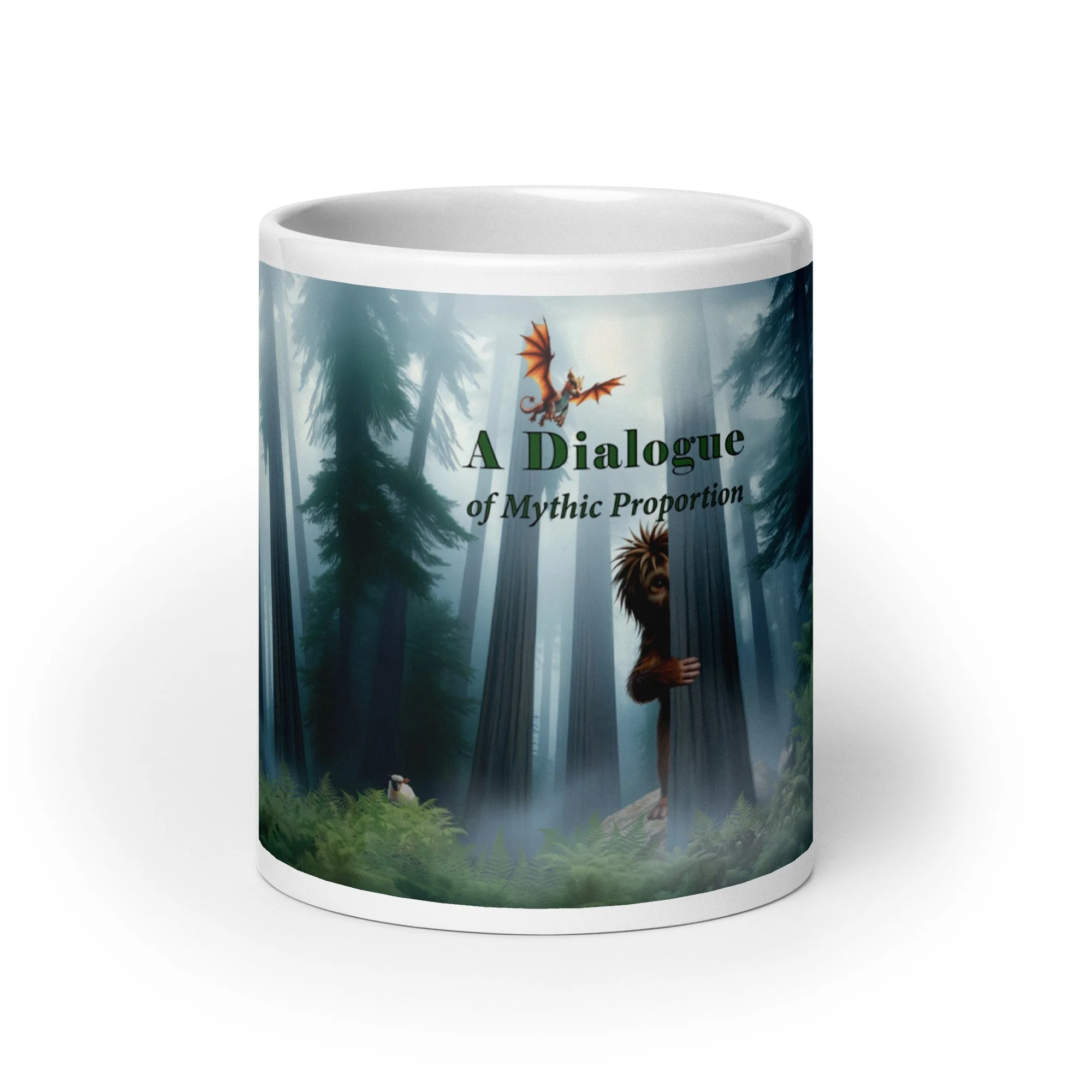 Dialogue 20oz White Ceramic Mug