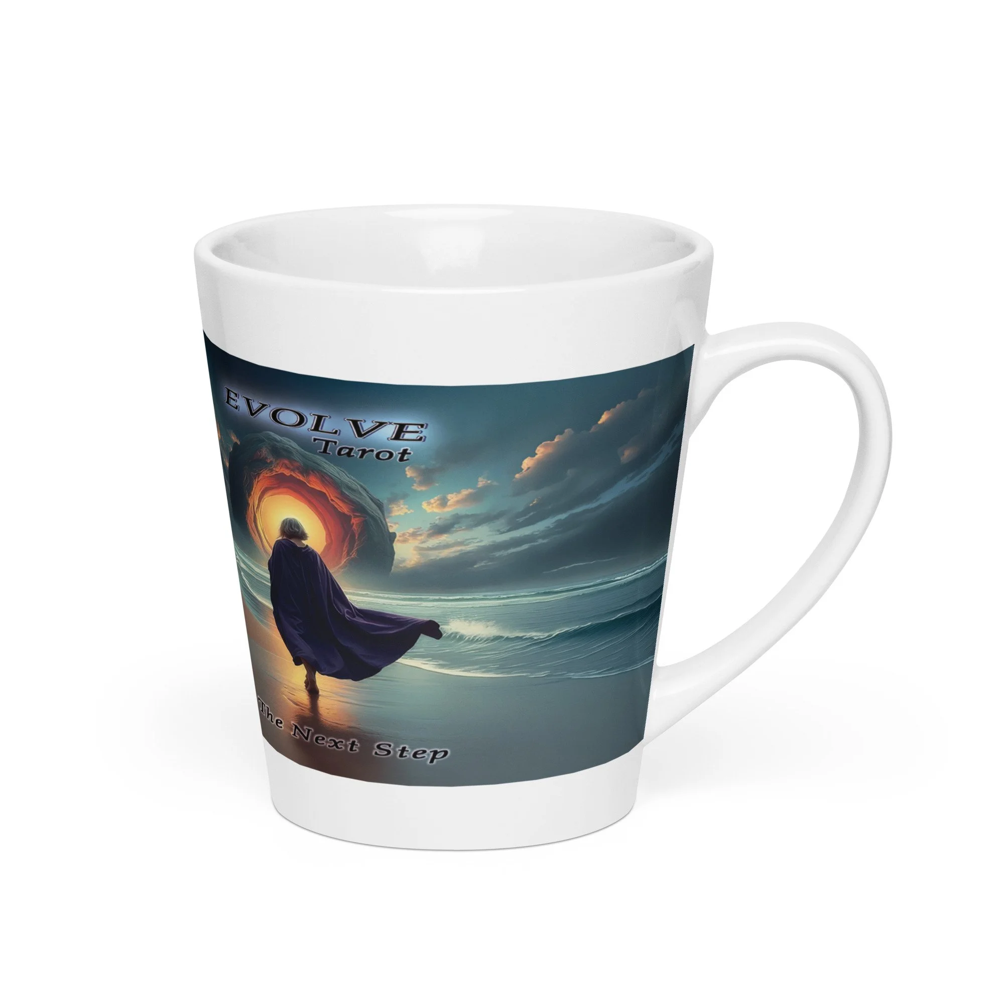 Evolve 12oz Latte White Ceramic Mug
