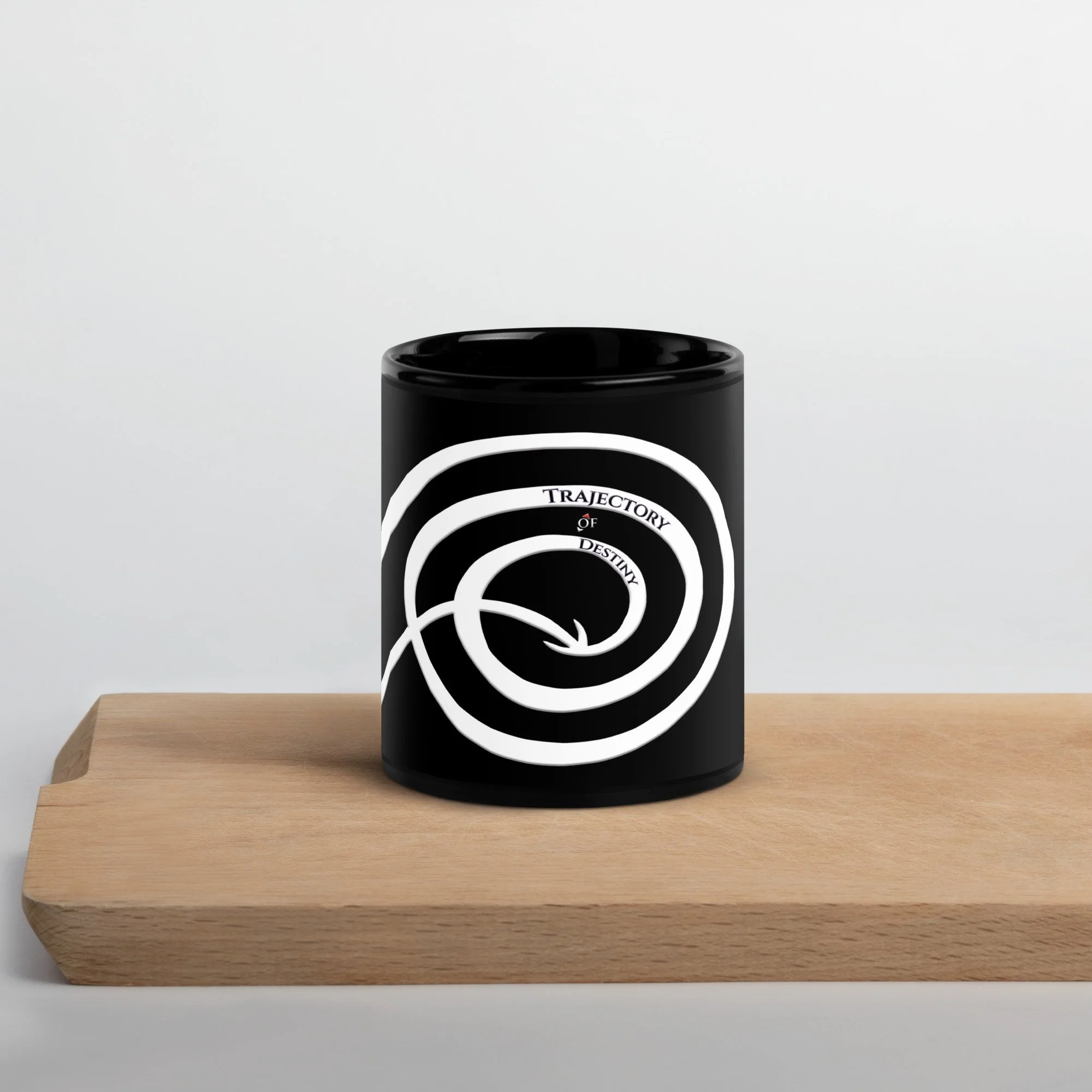 Trajectory 11 oz or 15 oz Black Ceramic Mug