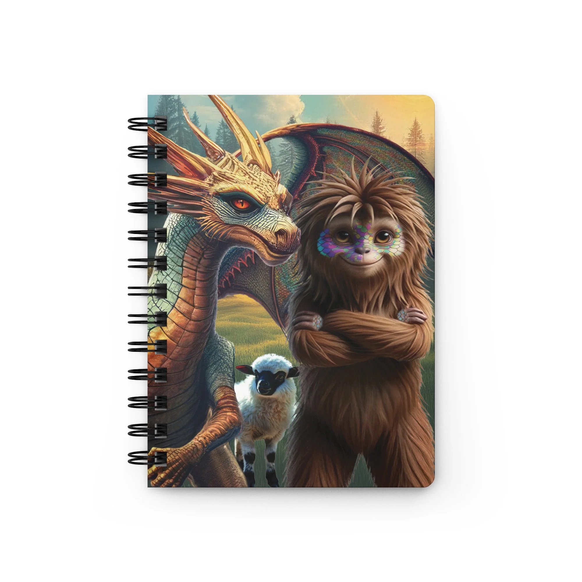 Dialogue Trio2 Ruled Line Spiral Notebook