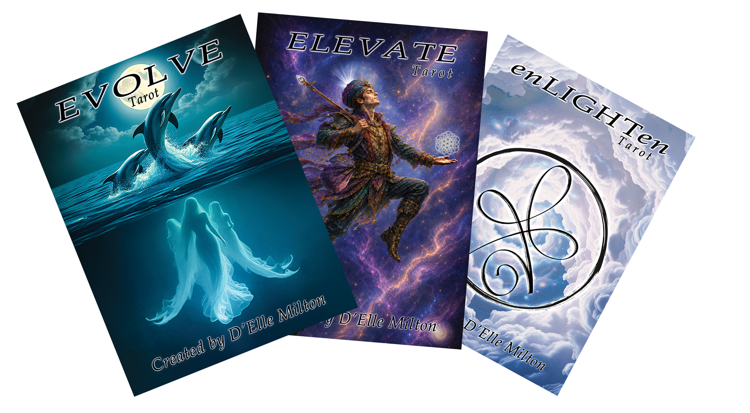The Awakening Trilogy Tarot Decks & Companion Books