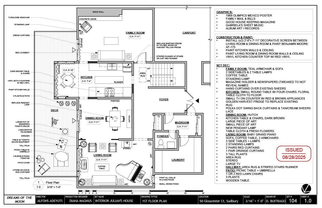 JULIAN'S HOUSE DRAWINGS
