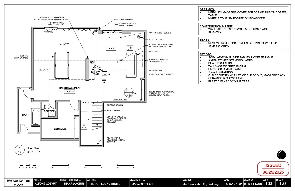LUCY'S HOUSE DRAWINGS