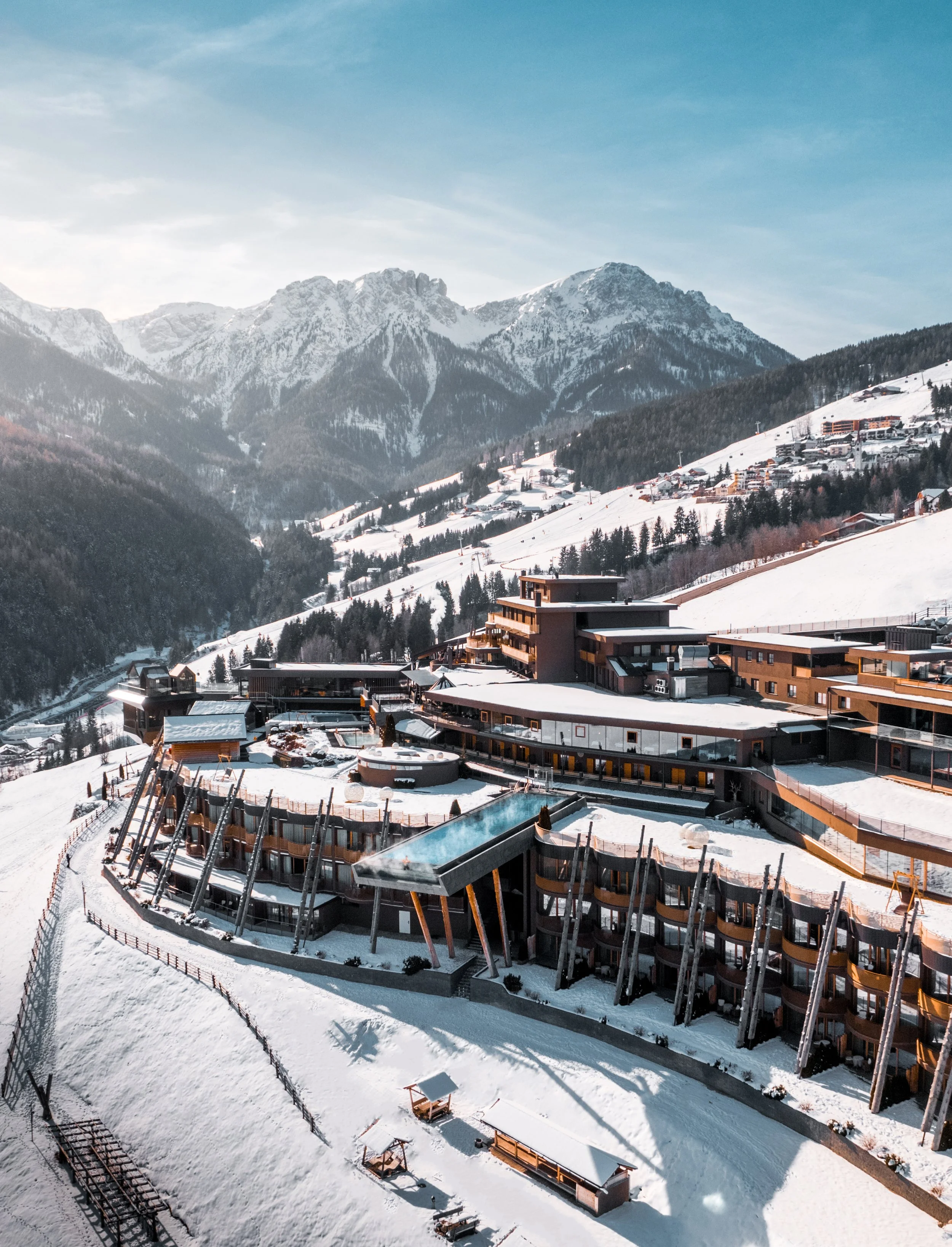 Hotel Hubertus in the heart of South Tyrol's Valdaora. Five Star Hotel with views of the Dolomites