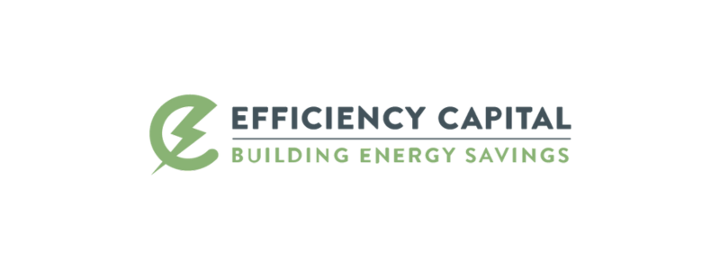 Efficiency Capital logo with a green and blue color scheme and the tagline 'Building Energy Savings'.