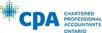 CPA Ontario logo with blue text and design elements
