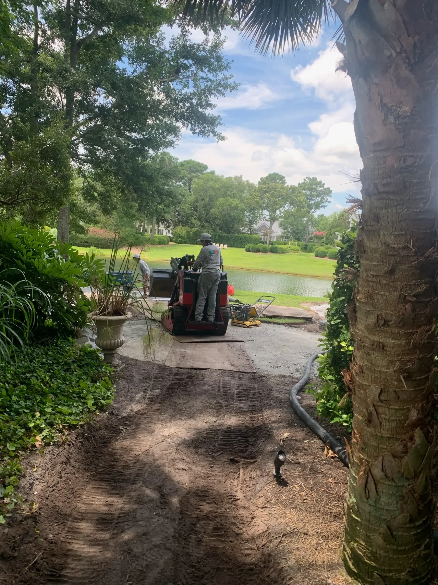 Coastal landscape design with native plantings in Ogden, NC