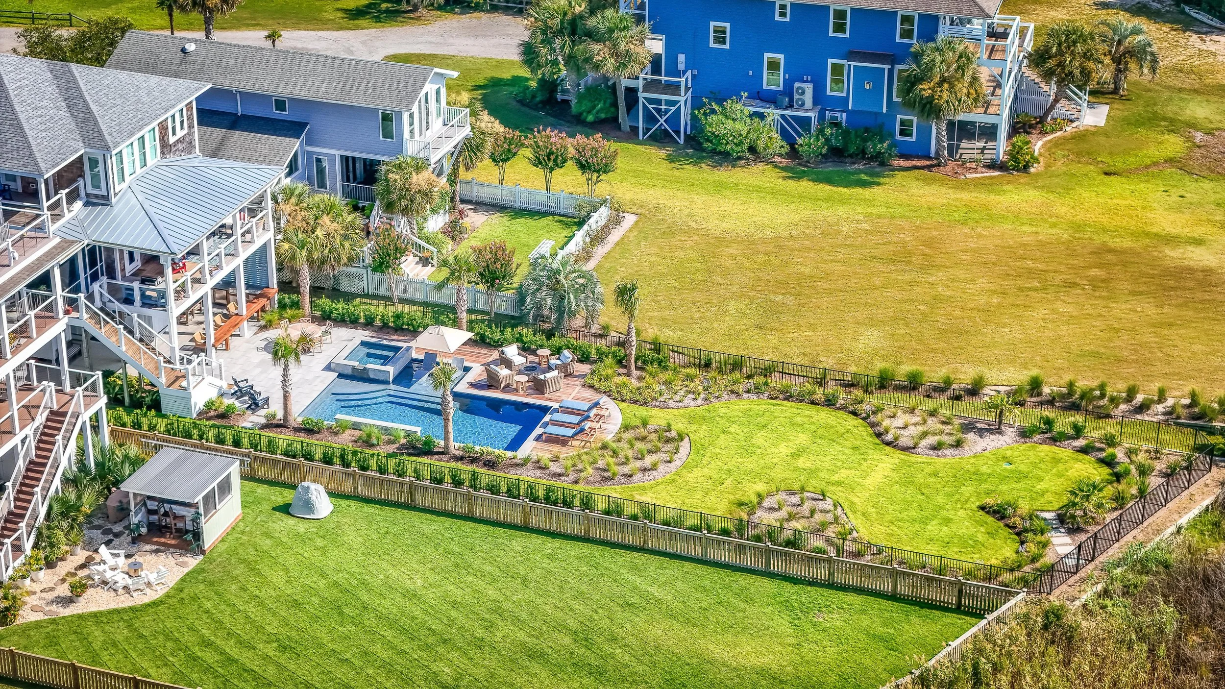 Refining a pool-and-patio outdoor living concept in Wilmington, NC