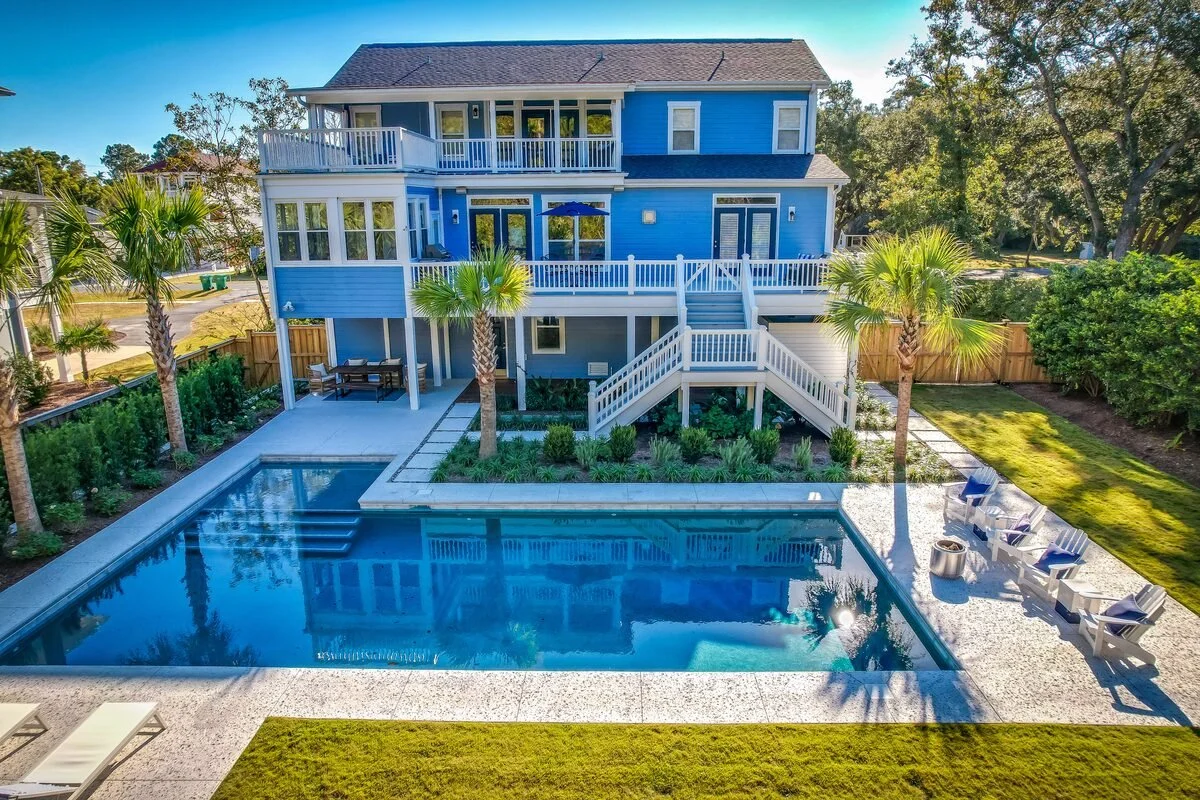 Drafting team refining an outdoor living concept in Ogden, NC