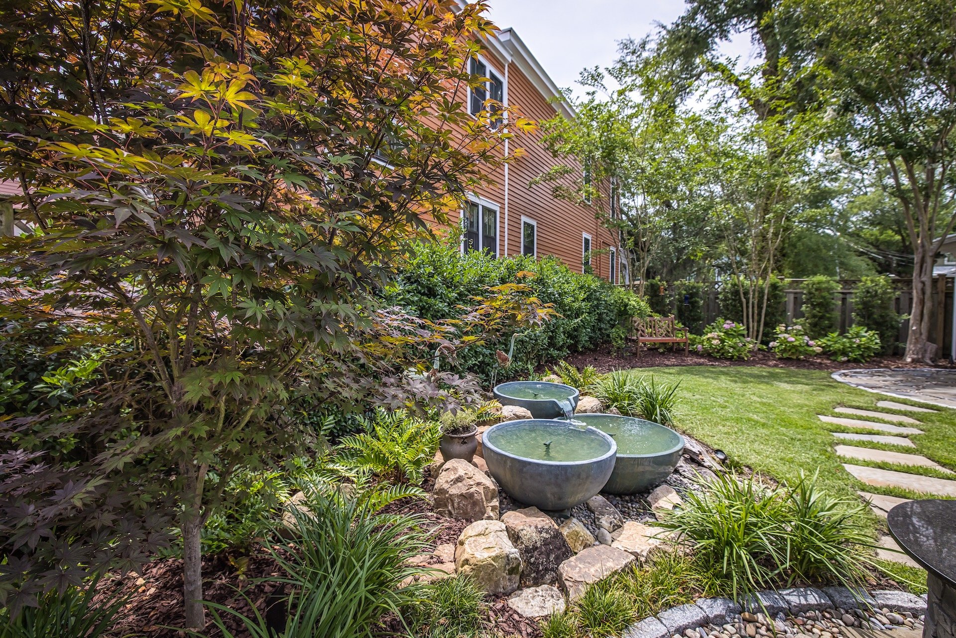 water feature installation