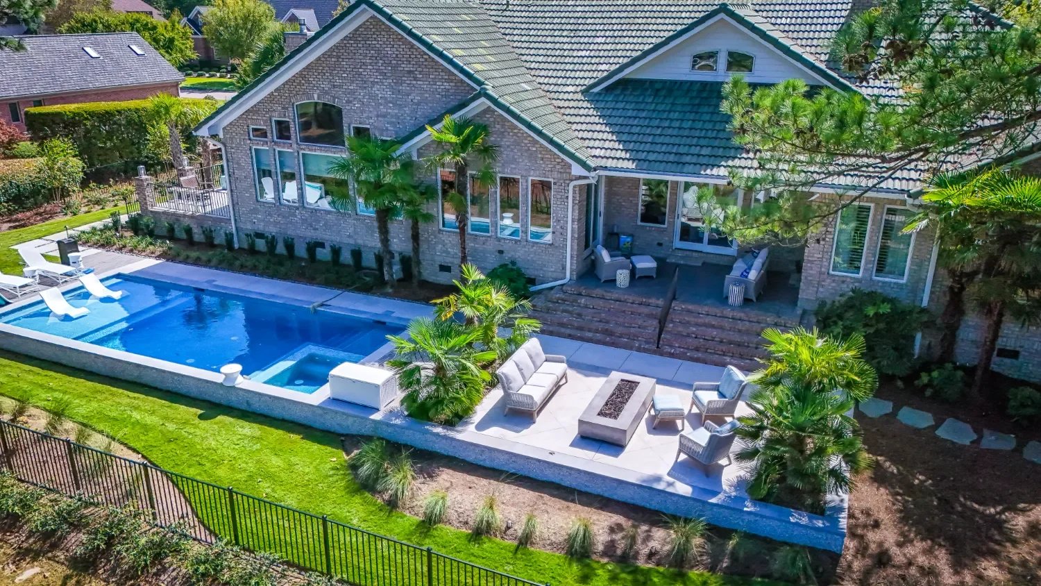 Coastal front yard refreshed with new landscape design in Hampstead, NC