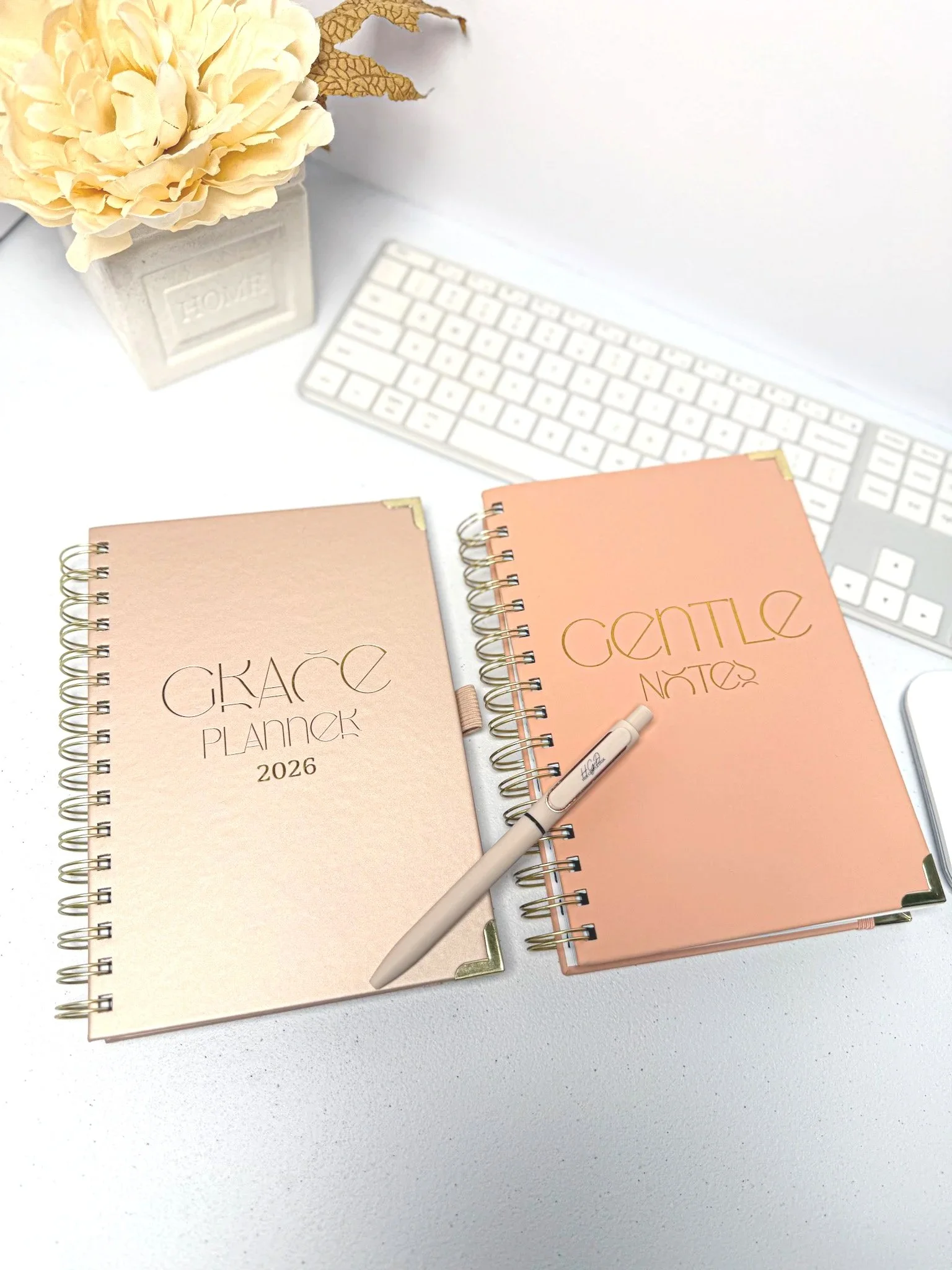 The Gentle Planning Set  (Planner, Notebook & Pen)