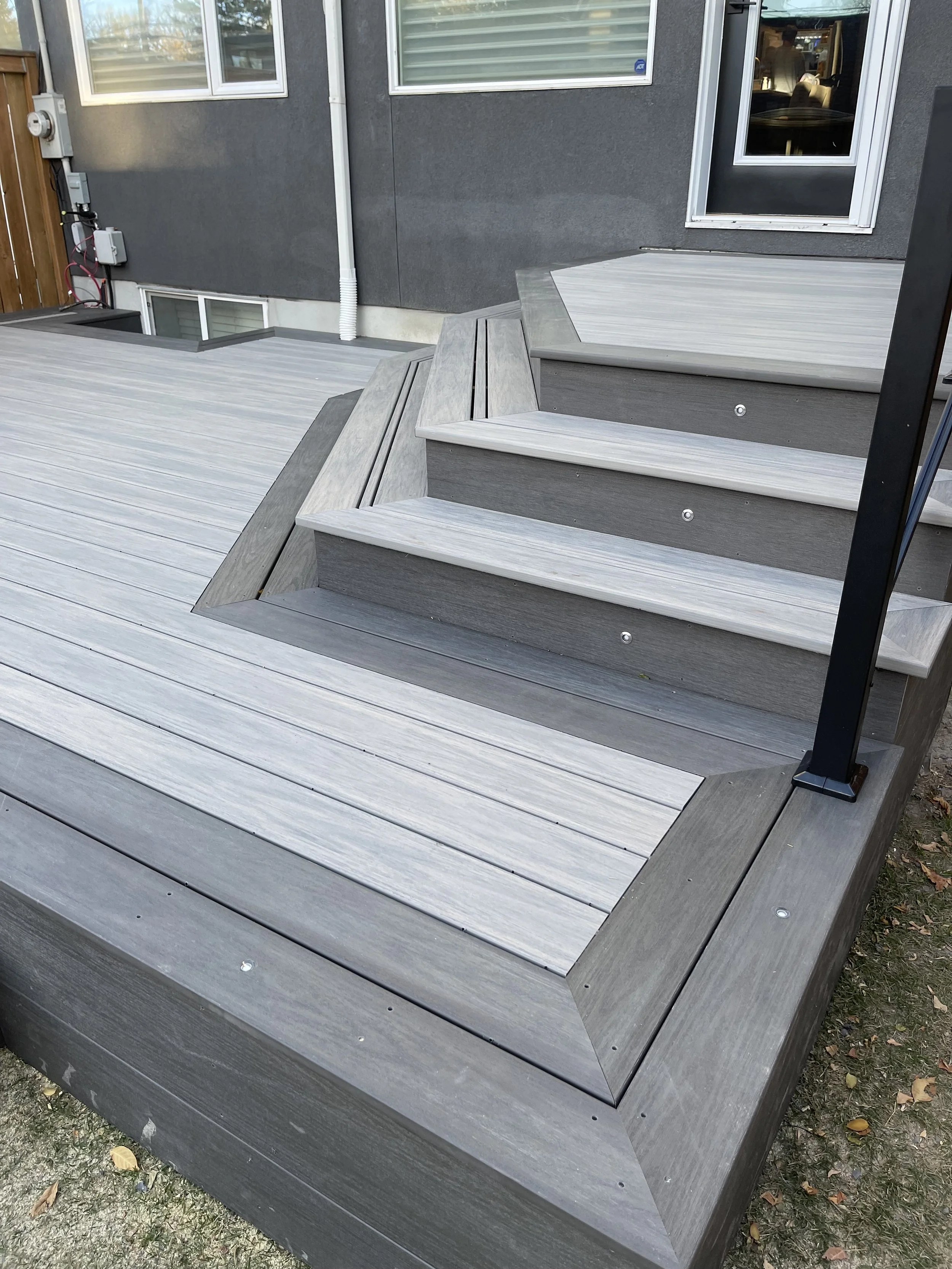 Composite Deck Installed by Kaiviti Construction Ltd. 