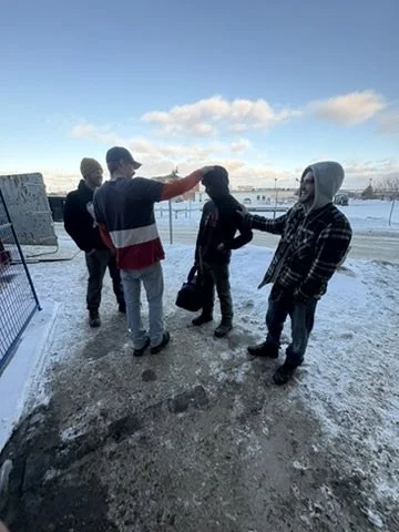 KaiViTi Construction team members exchanging sentiments during the workday