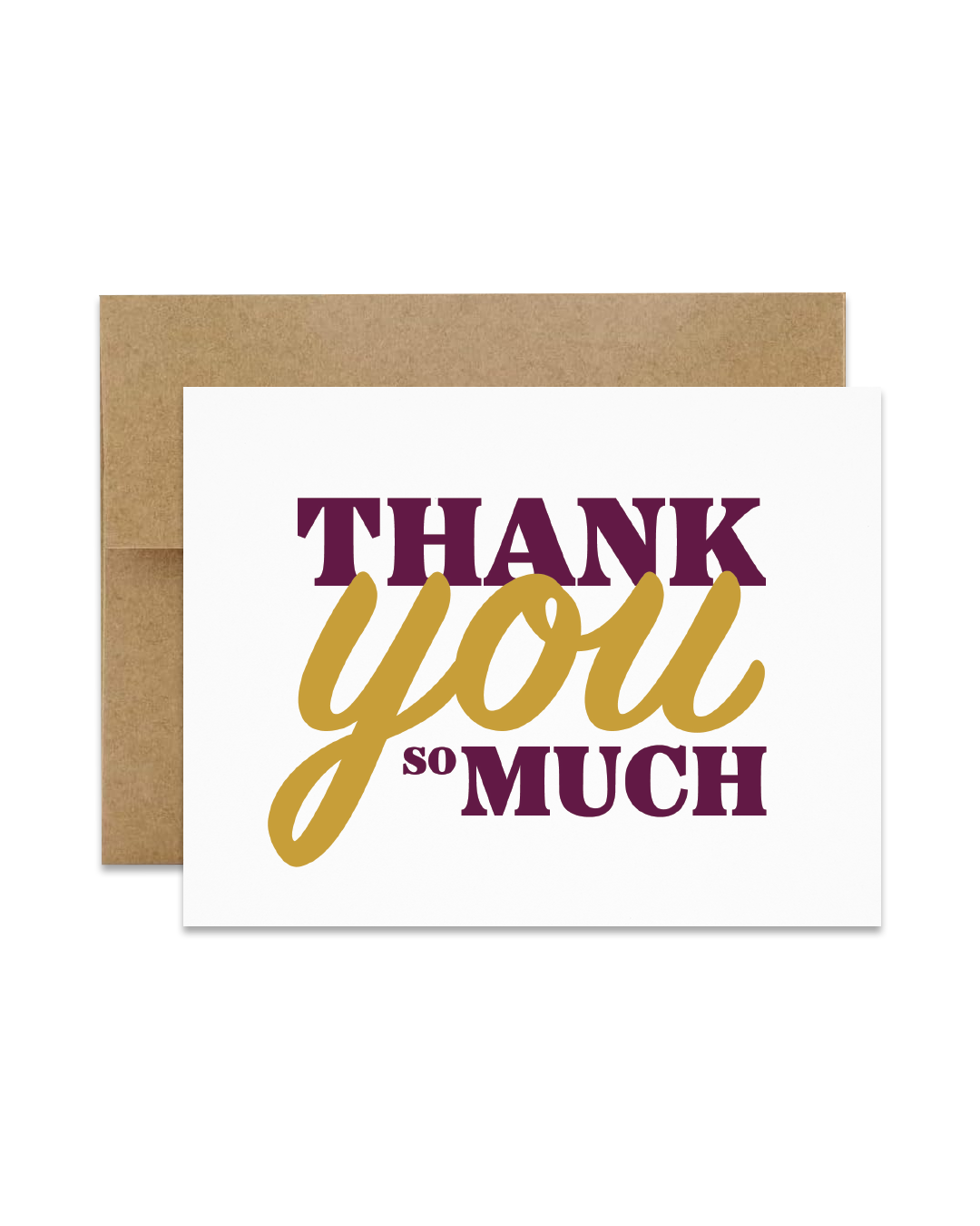 Thank You So Much Greeting Card