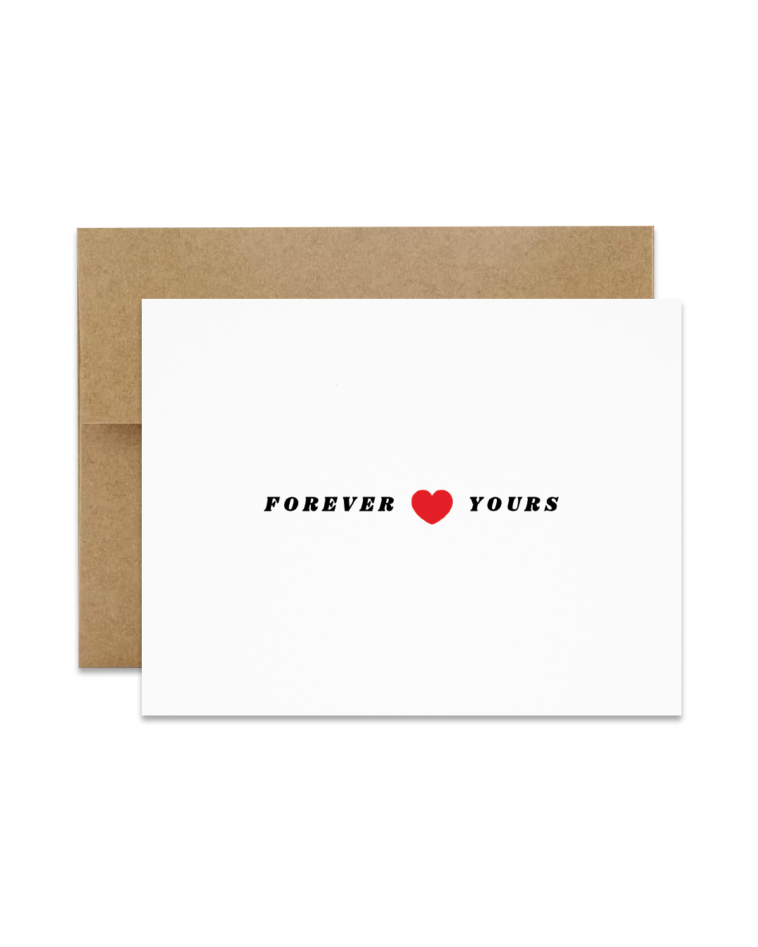 Forever Yours Greeting Card