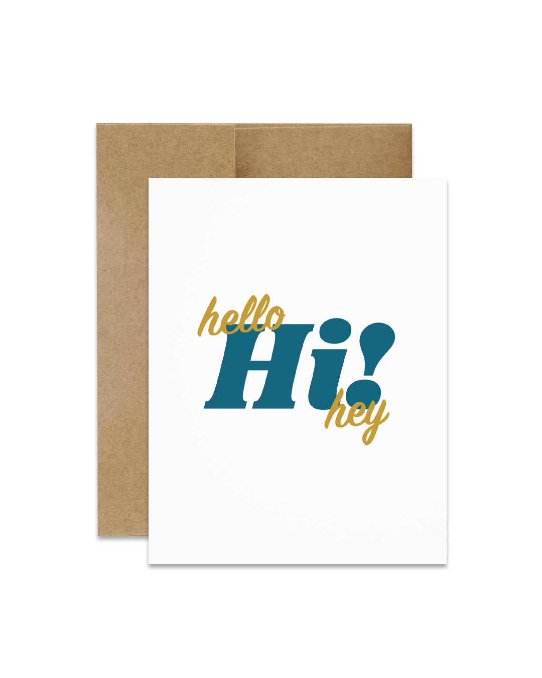 Hi, Hello, Hey! Card