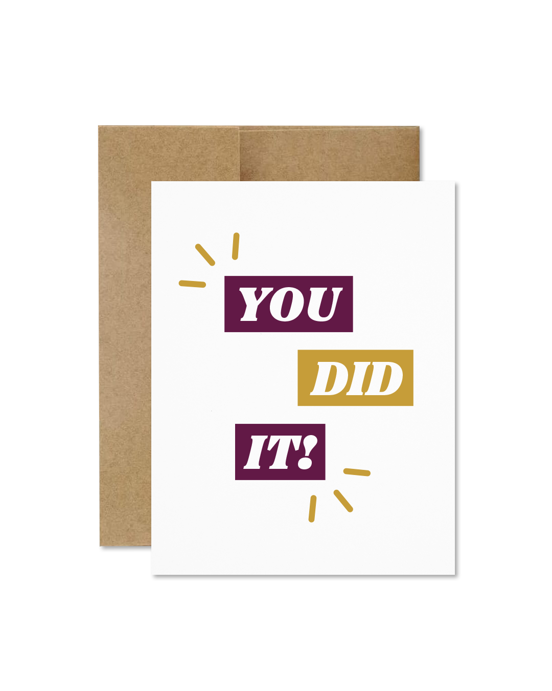 You Did It! Greeting Card
