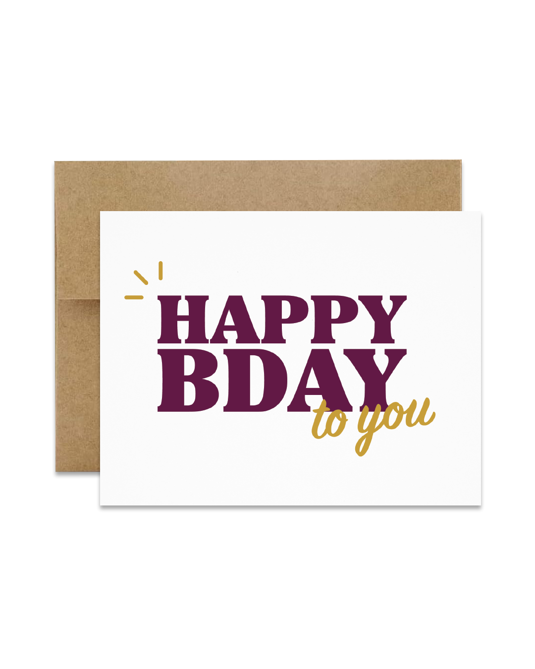 Happy Birthday To You Card