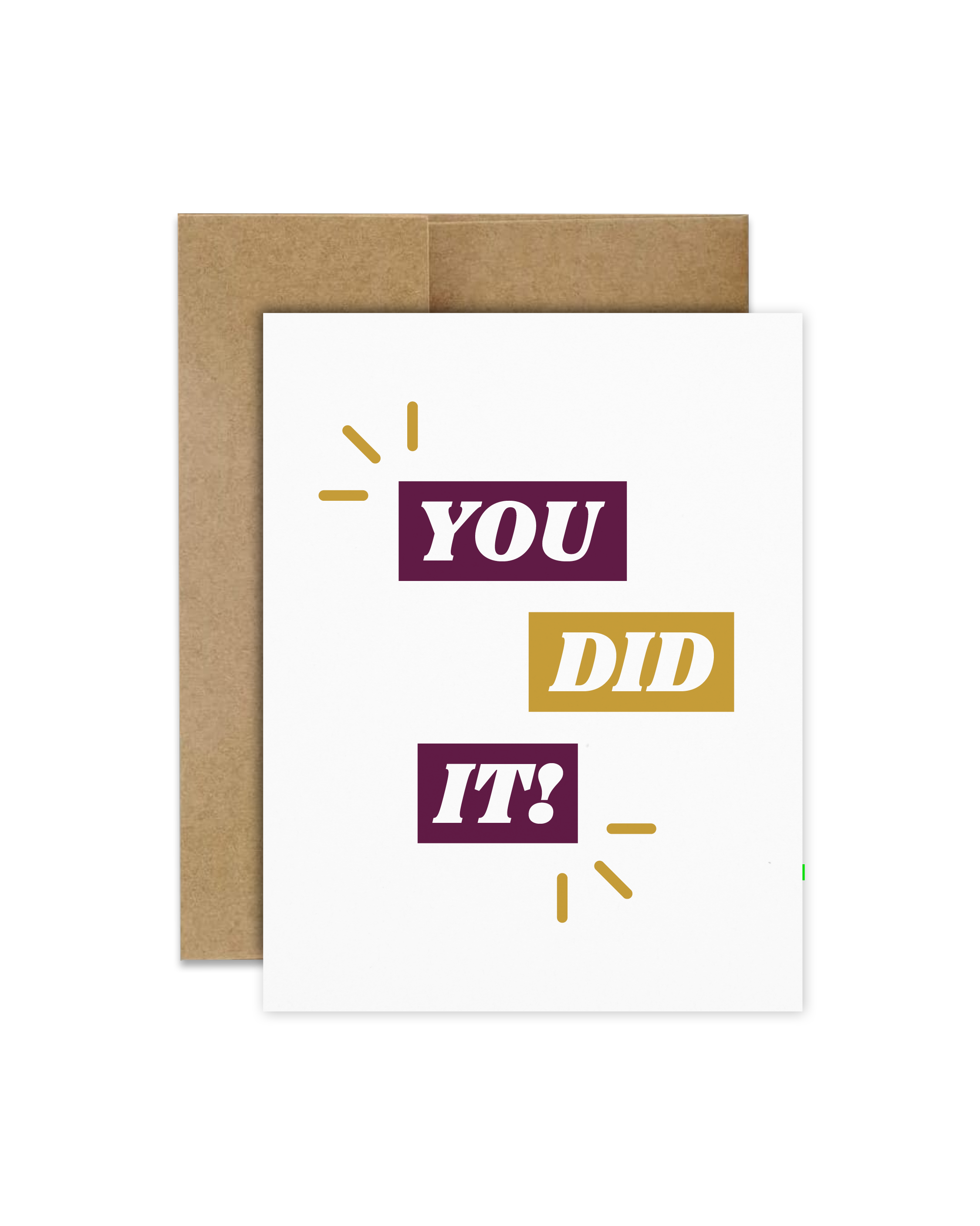 You Did It! Greeting Card
