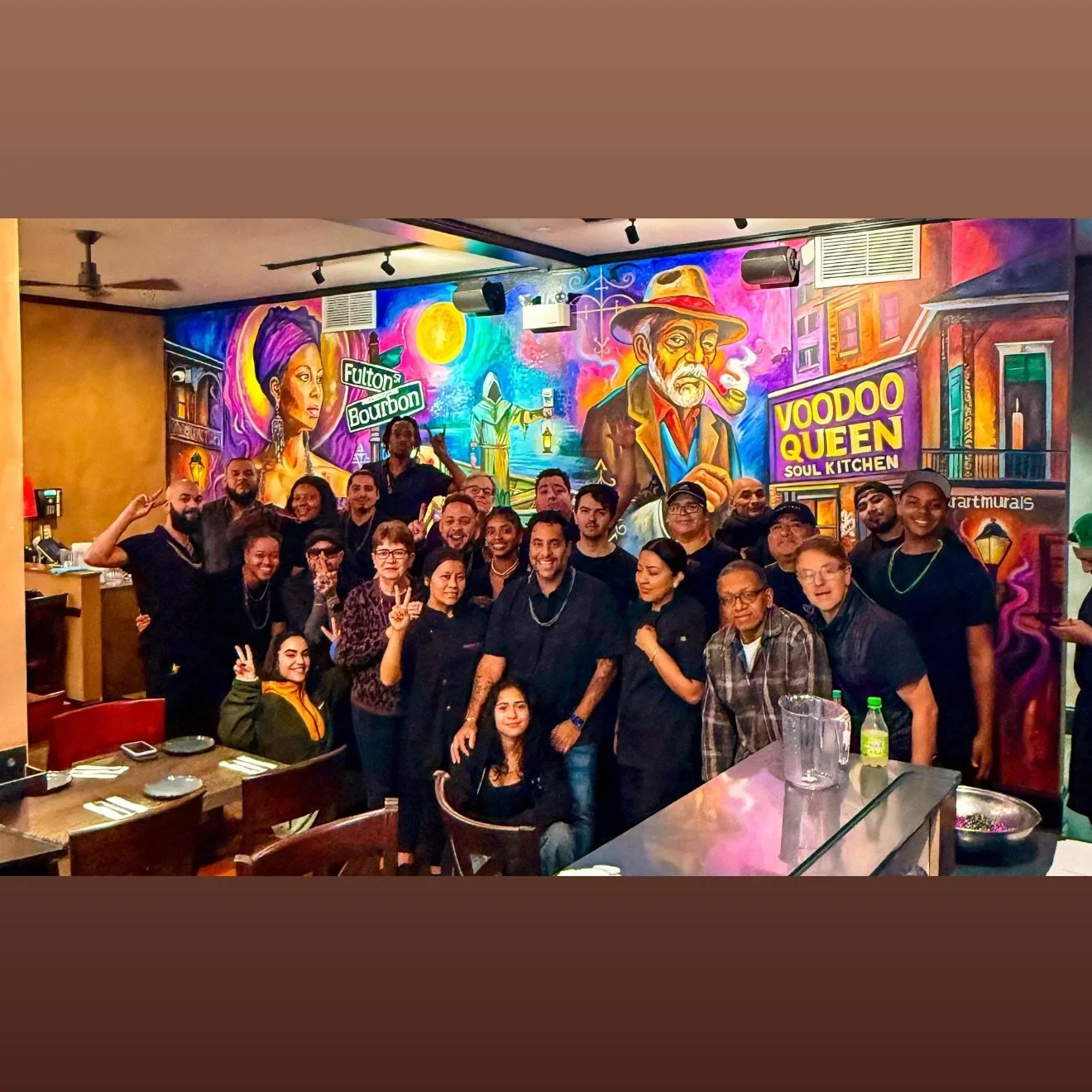 And we are Open! So proud of this Team!

NEW ORLEANS SPIRIT. 
SOUTHERN SOUL. BROOKLYN ENERGY. ⚜️

#voodooqueennyc