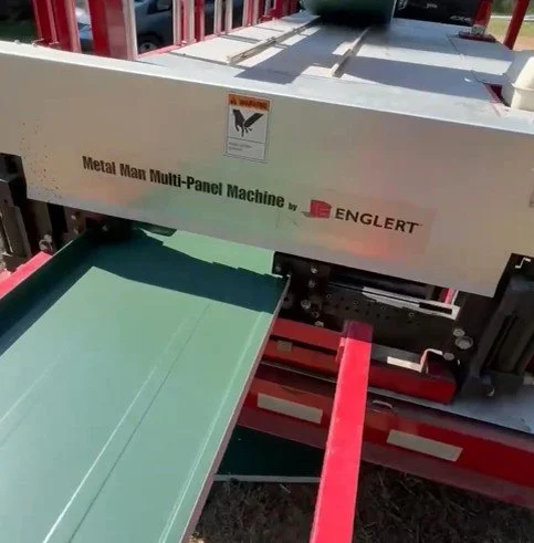 Custom metal roofing.