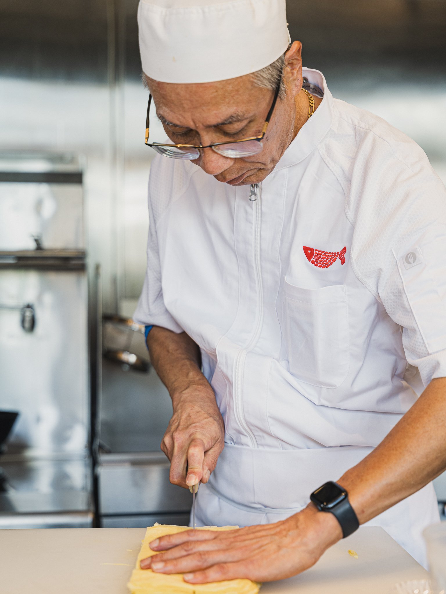 Chef de Cuisine Toshi Kishimoto, formerly of Hanamizuki, bringing decades of authentic Japanese culinary technique to Kappo Tsan in Orlando, FL.