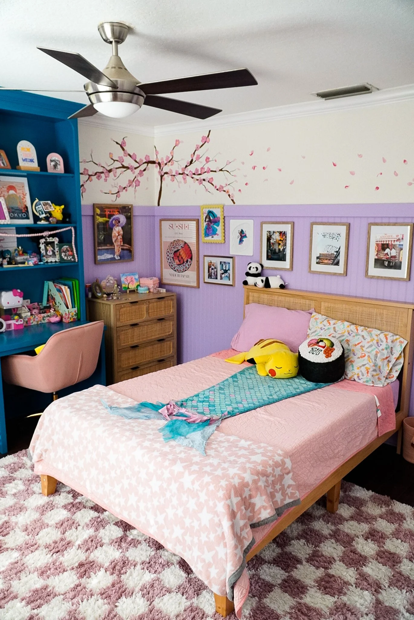Where The Little Mermaid Meets Japan: A Bedroom Full of Story and Color