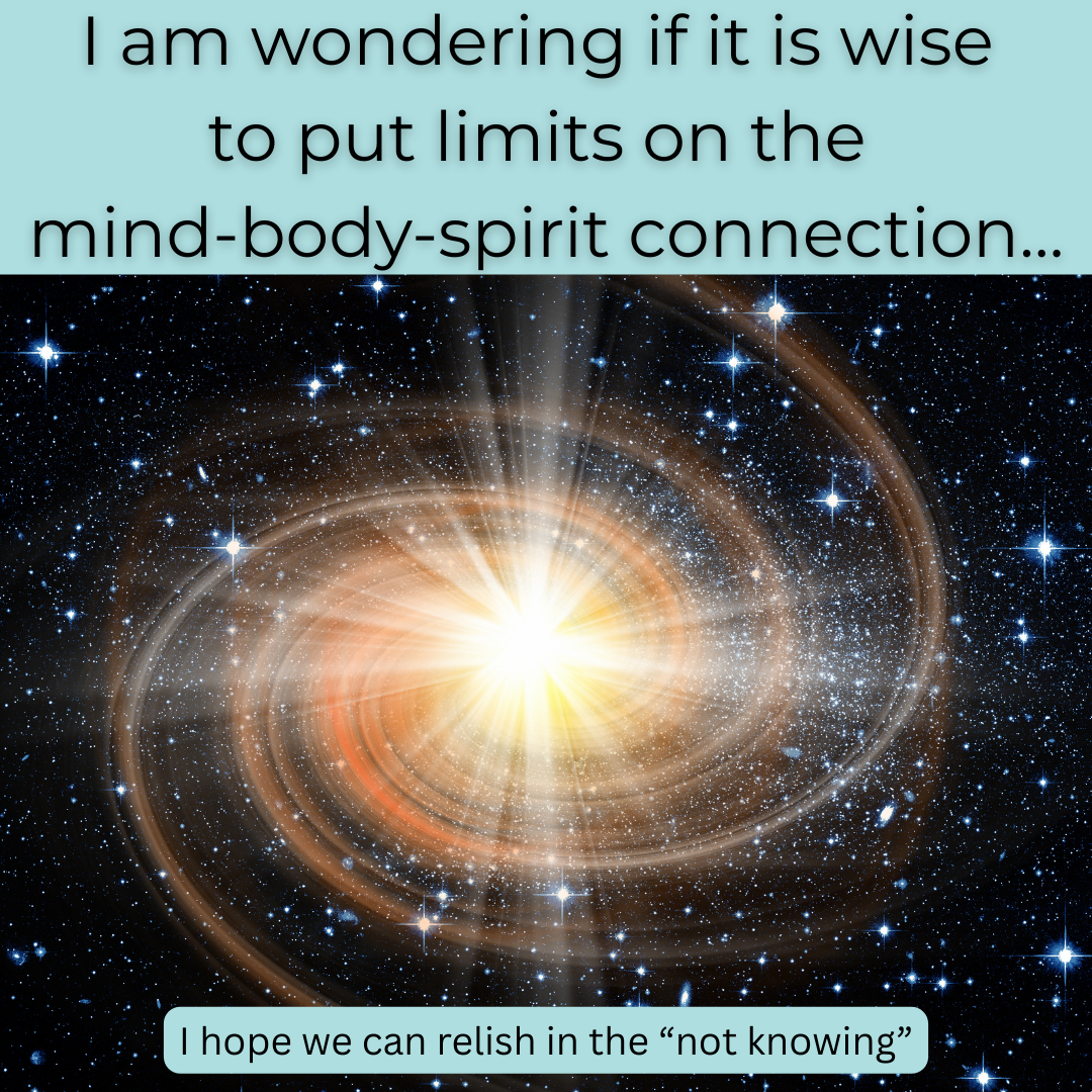 Limits of the mind-body-spirit connection?