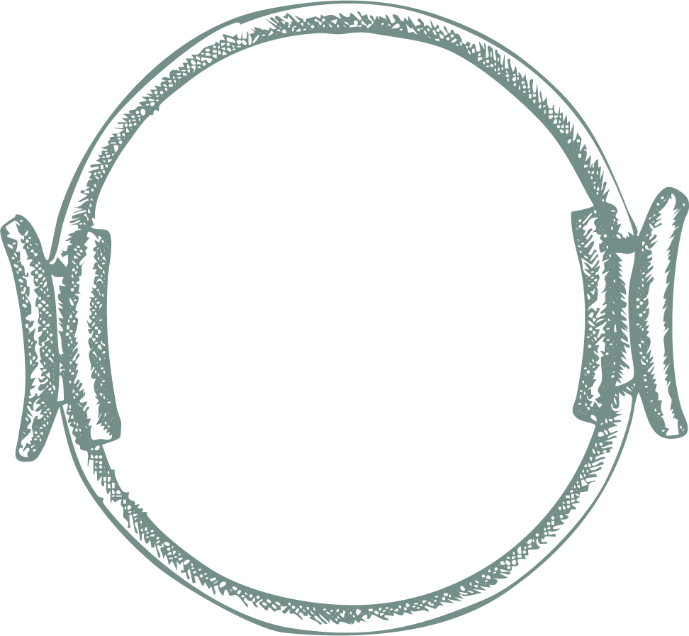 a pilates circle line art drawing 