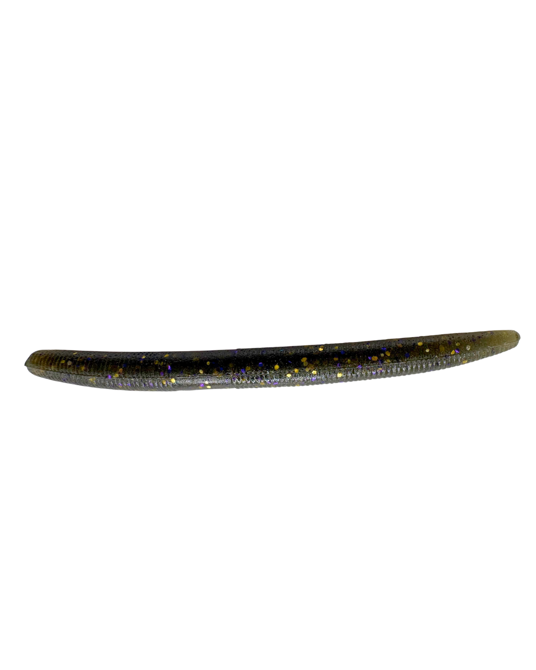 Slick Stick 4" Green Pumpkin Purple & Gold