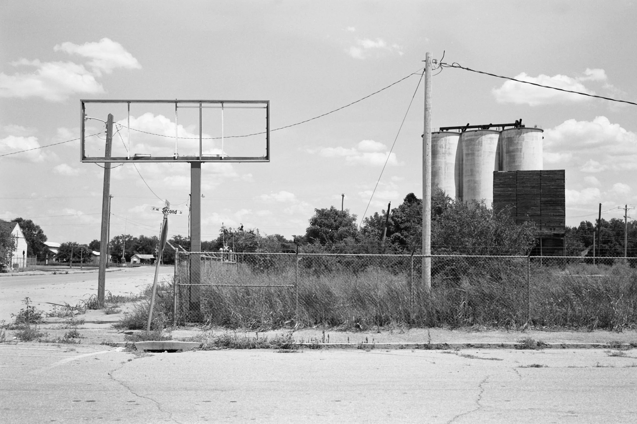  Greta Alexandra-Parker,  Empty Street Sign (Anadarko, Oklahoma) , 2024. 