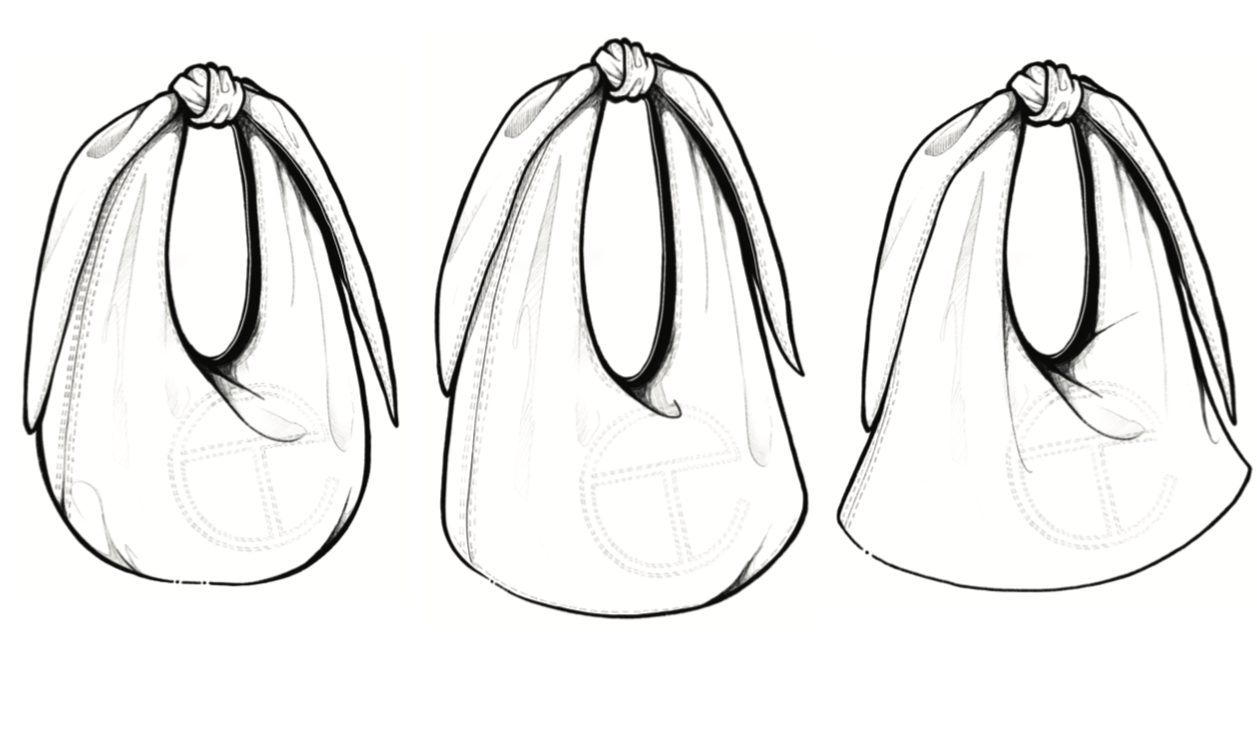 Developed early design concepts for the Small Tie Bag.