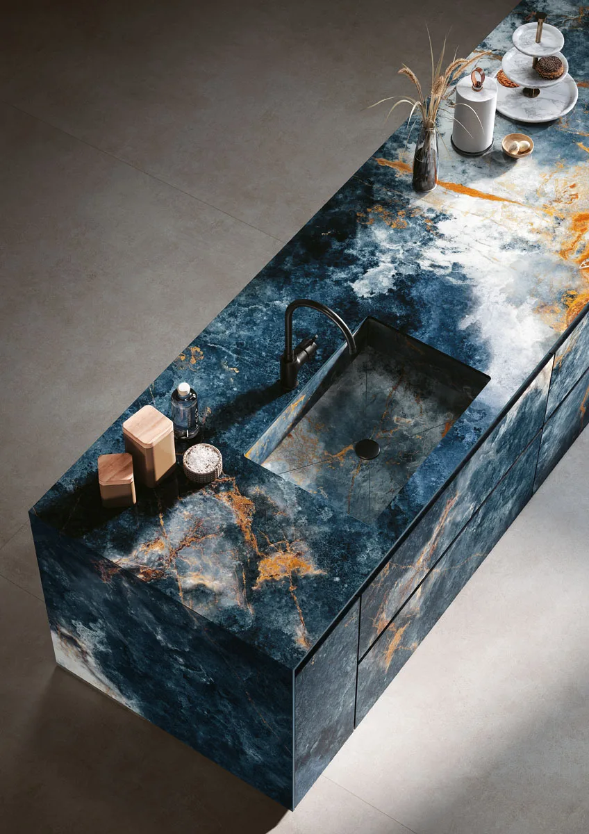 Luxury stone surfaces interior design - The Stone Group project by M8 Studio