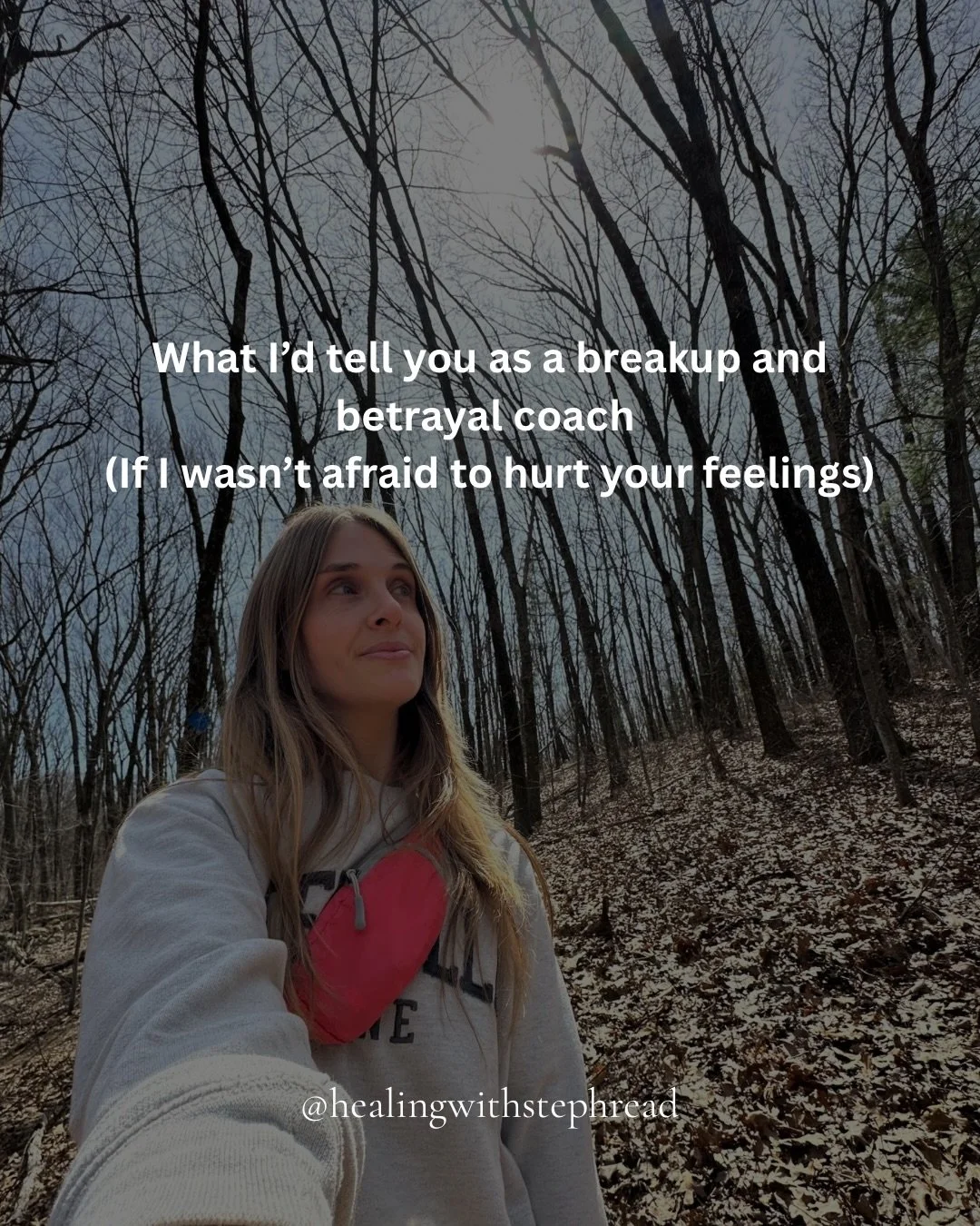 Things I wish someone had said to me when I was in the middle of it. 

Sometimes the most loving thing you can hear is the truth. Nobody else was willing to say. The kind that sings a little bit also makes everything suddenly makes sense. 

save this