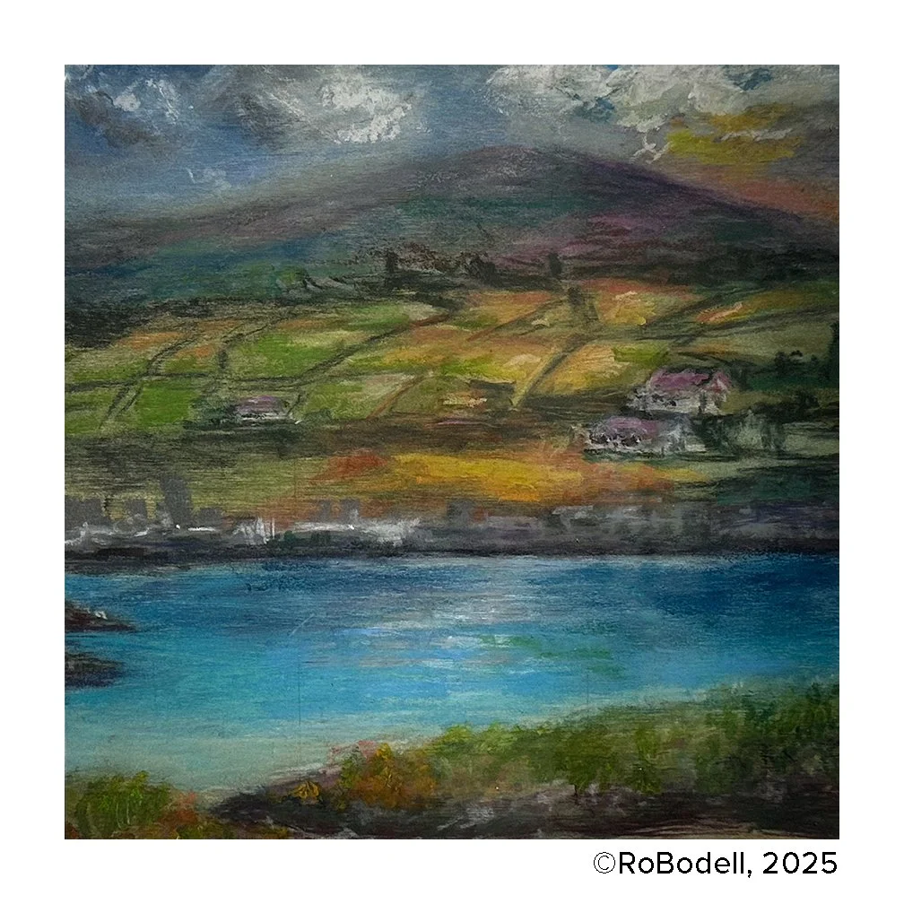 Along the Enchanted Way_Ireland, 8x8, Soft Pastel on Board