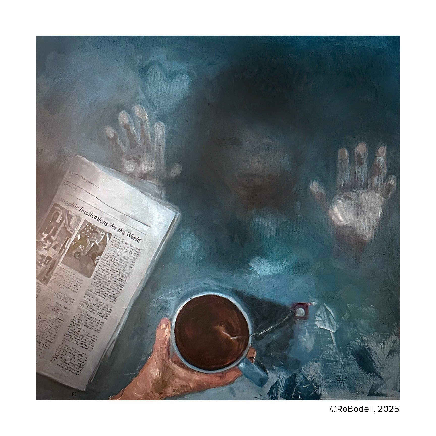 Frozen Moment,  20x20, Oil on Canvas