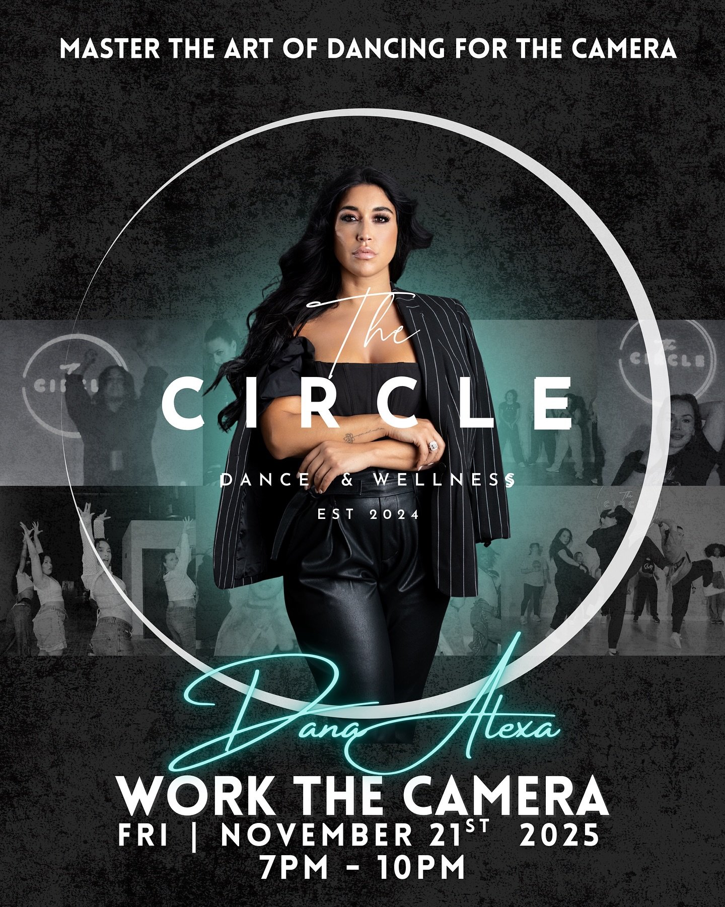 Lights on. Confidence up. Energy unmatched.
Work the Camera, our signature workshop is back at The Circle and this is your moment to step into the spotlight.
Learn how to perform for the lens, hit your marks, conquer anxiety, own your presence, and c