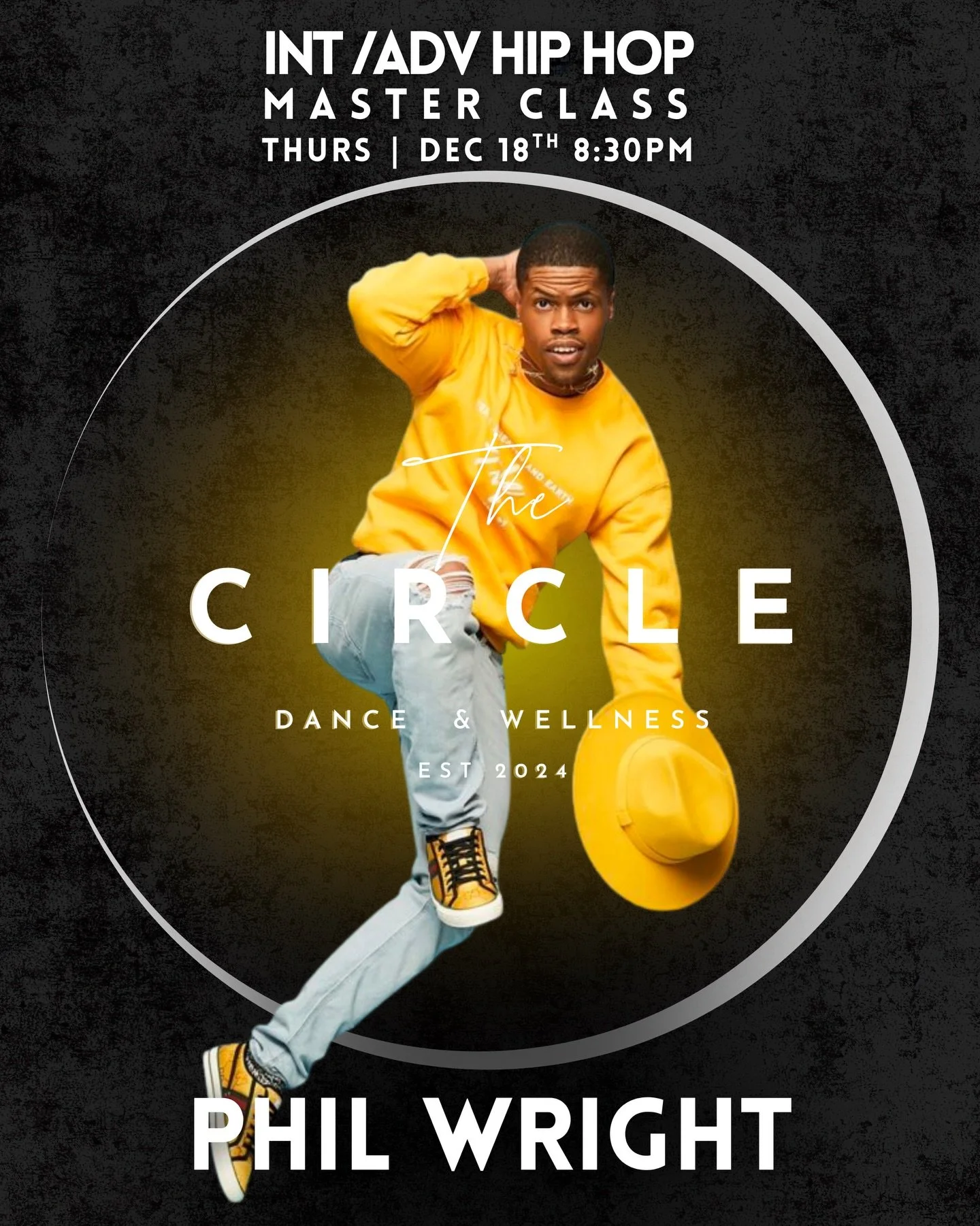 Phil Wright is BACK at The Circle on 12/18, and if you know&hellip; you KNOW.
His first class was one of our absolute favorites we&rsquo;ve ever hosted &mdash; the energy, the magic, the LEVELS.
This one is about to be even crazier. 🔥
⁣
From Disney&