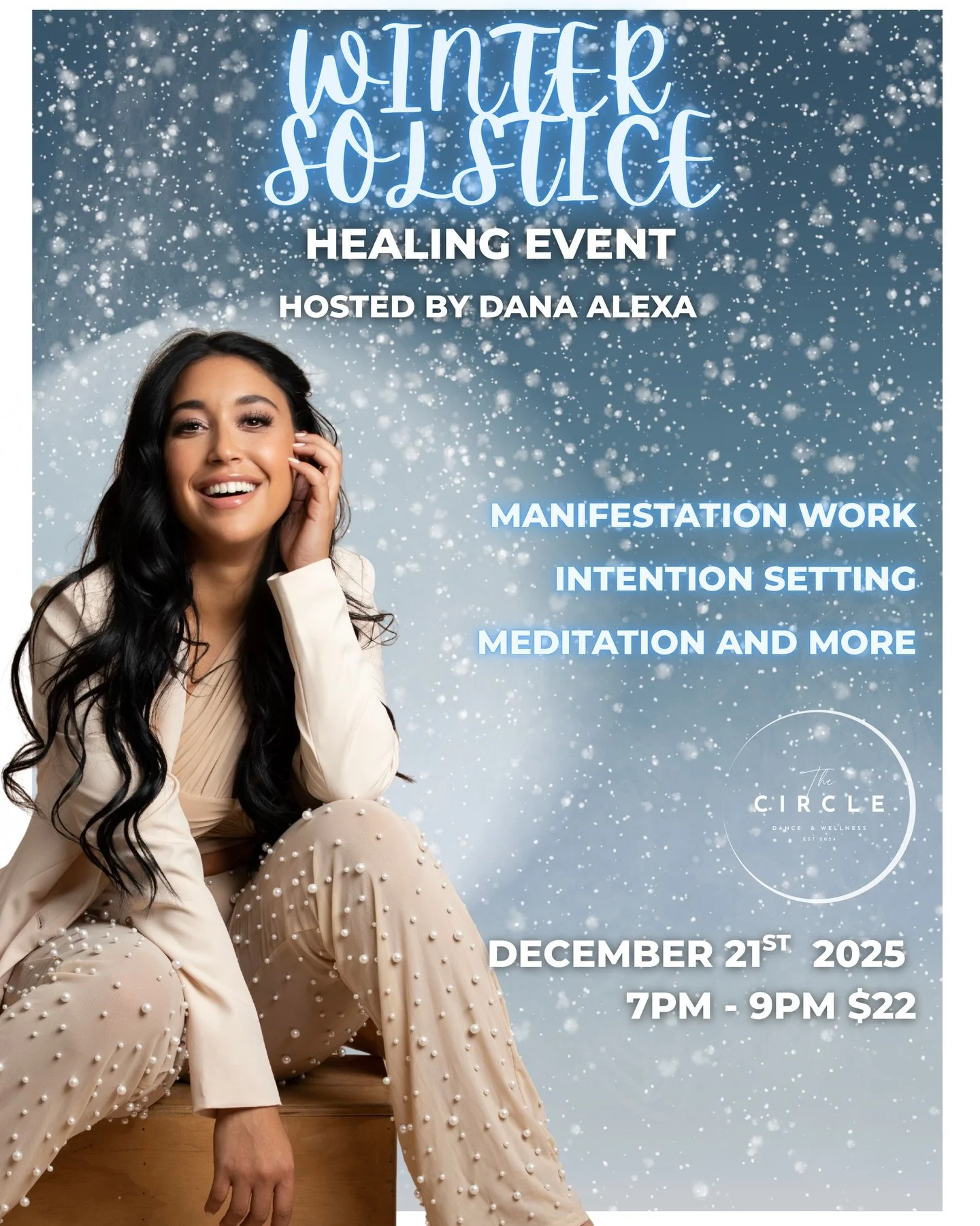 The Winter Solstice marks a powerful turning point.
A moment to slow down, reflect, and realign as we shift into the winter season.

Join us on December 21st for our final healing event of the year.
An intentional evening of grounding, reflection, an