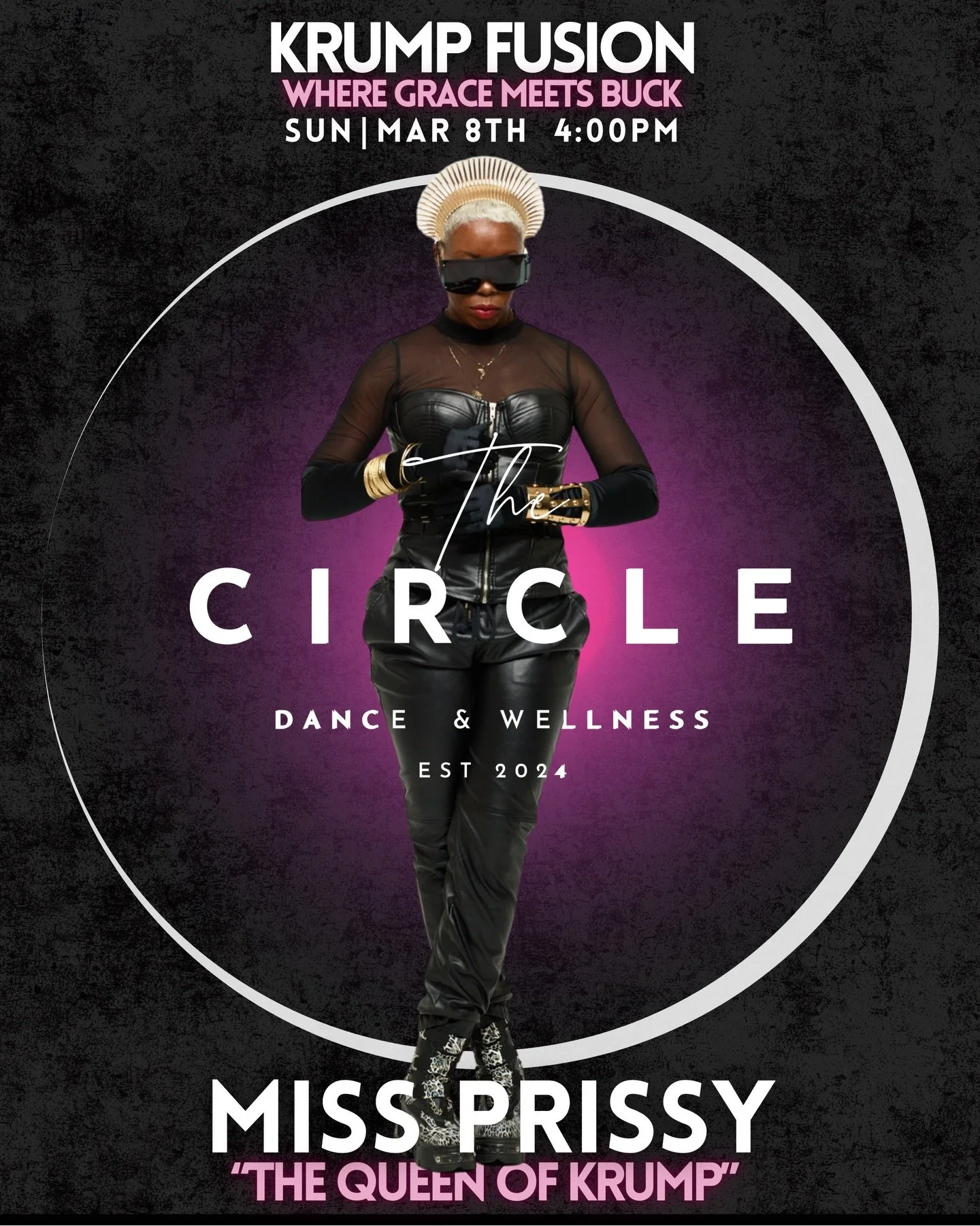 THE QUEEN OF KRUMP will be in the building MARCH 8th and we are so hype to welcome an icon into The Circle.

Her name speaks for itself. Registration and details are already live so head to www.TheCircleStudioSA.com and sign up!