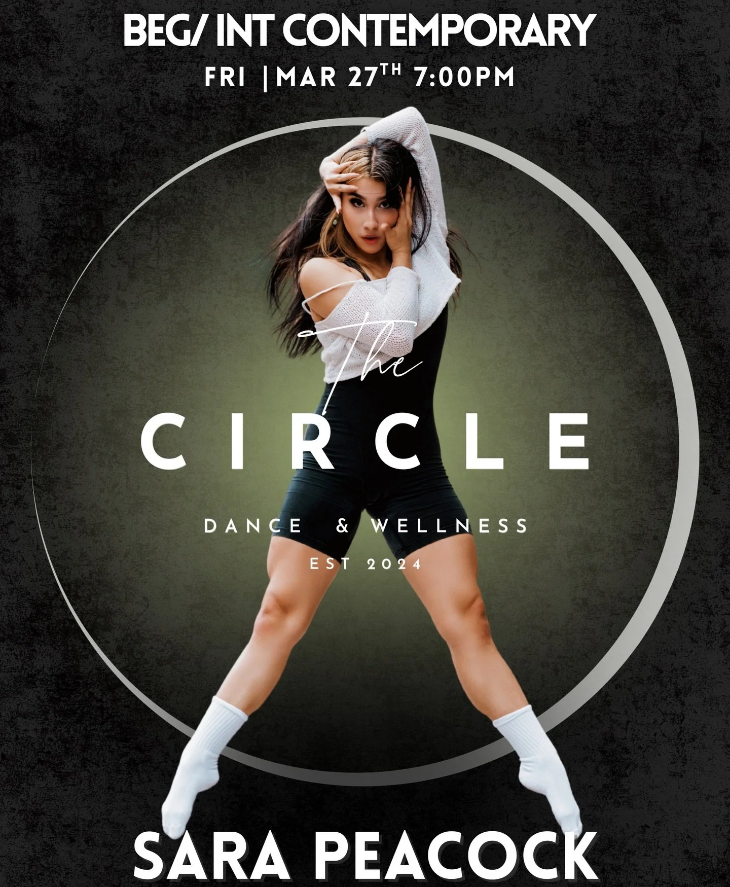 Our contemporary pop-up this month is with one of our FAVES -  Sara Peacock. 

Head over to our website and sign up now!
www.thecirclestudiosa.com 

#jointhecircle #letsdance #contemporaryclass