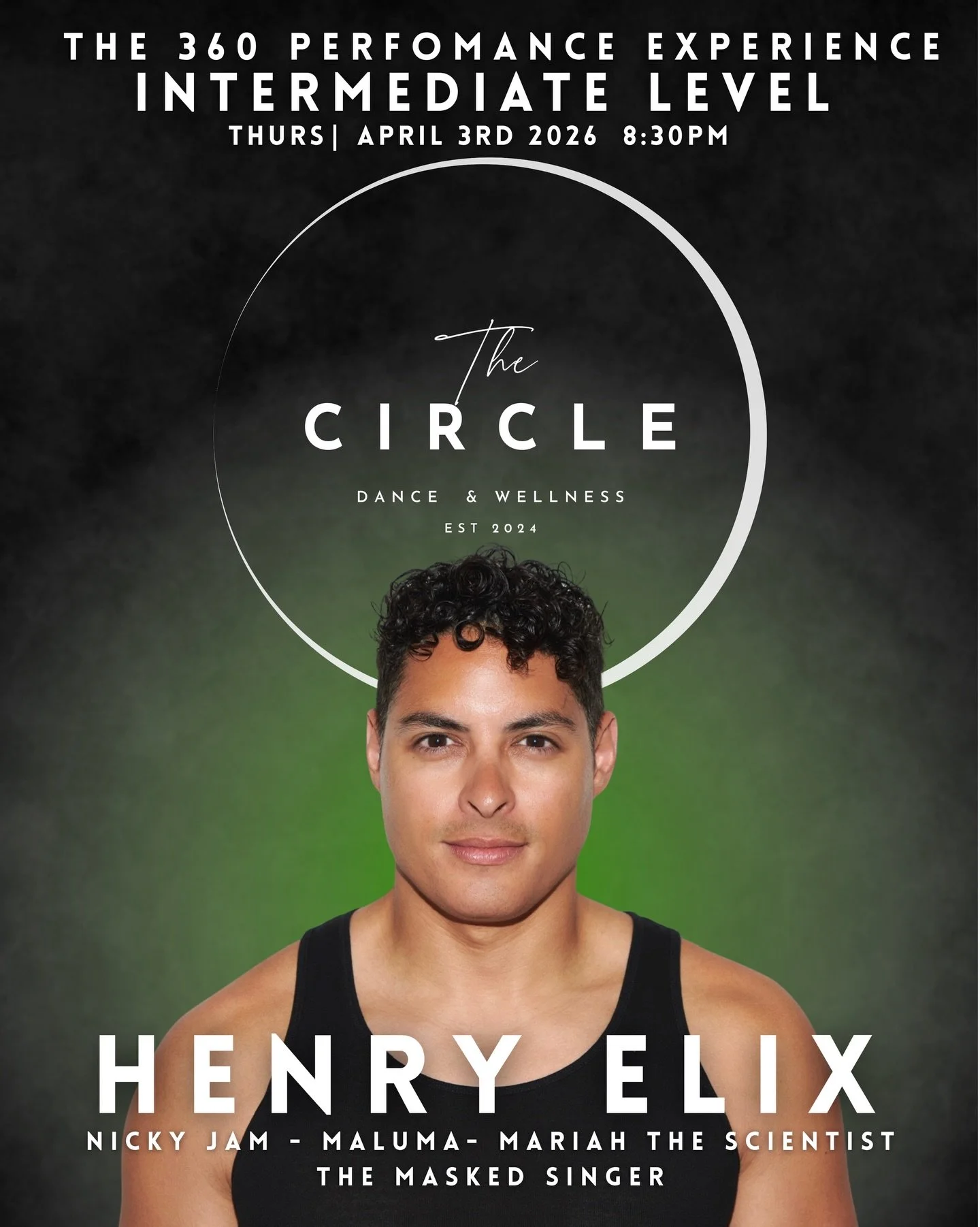 This week at The Circle we have @henryelix joining us in the studio for a class focused on stage performance and charisma! You don&rsquo;t wanna miss this. Henry is not only one of my best friends for the last 8 years but an exceptional mover, teache