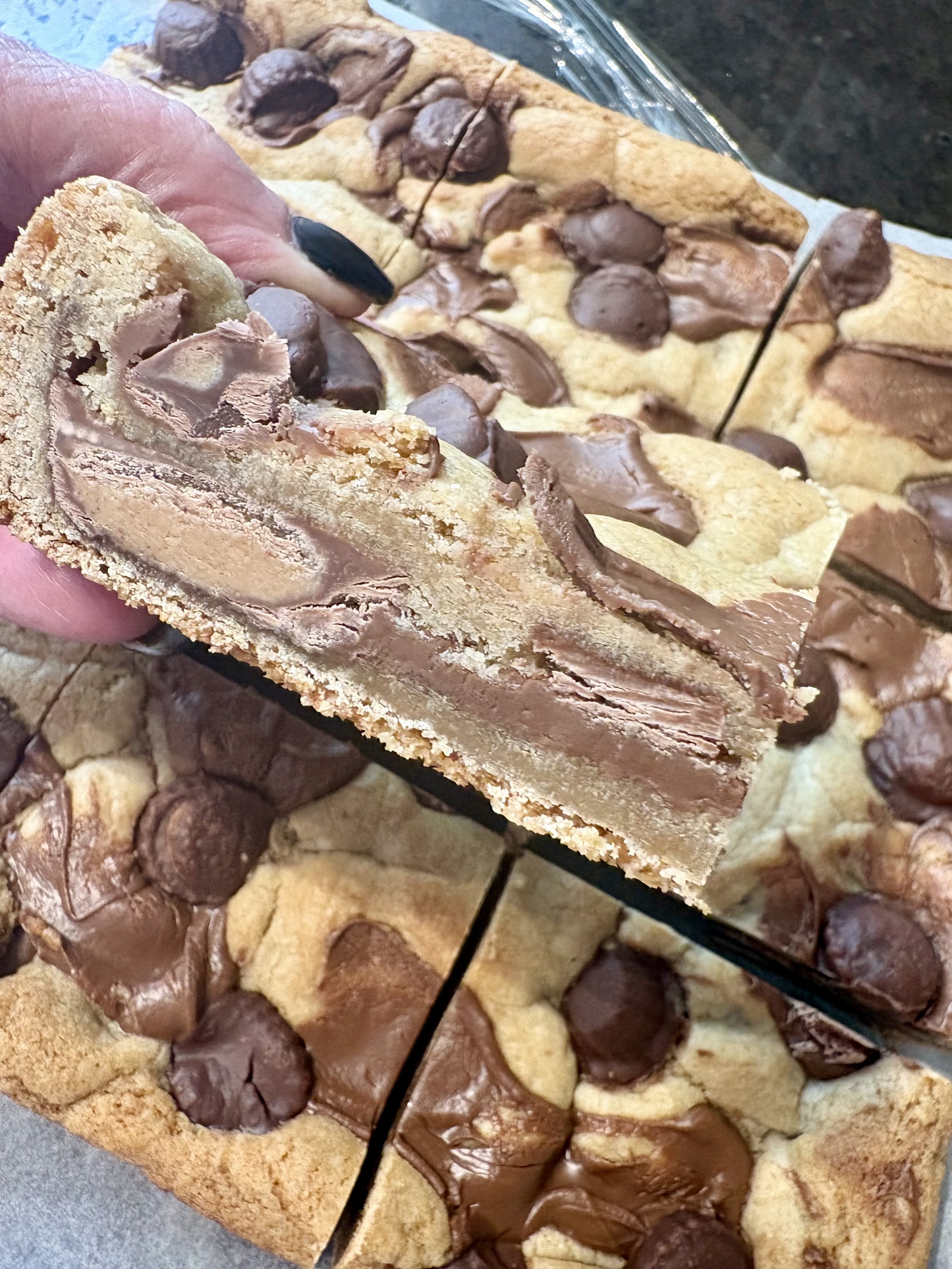 Peanut Butter Cup Blondies