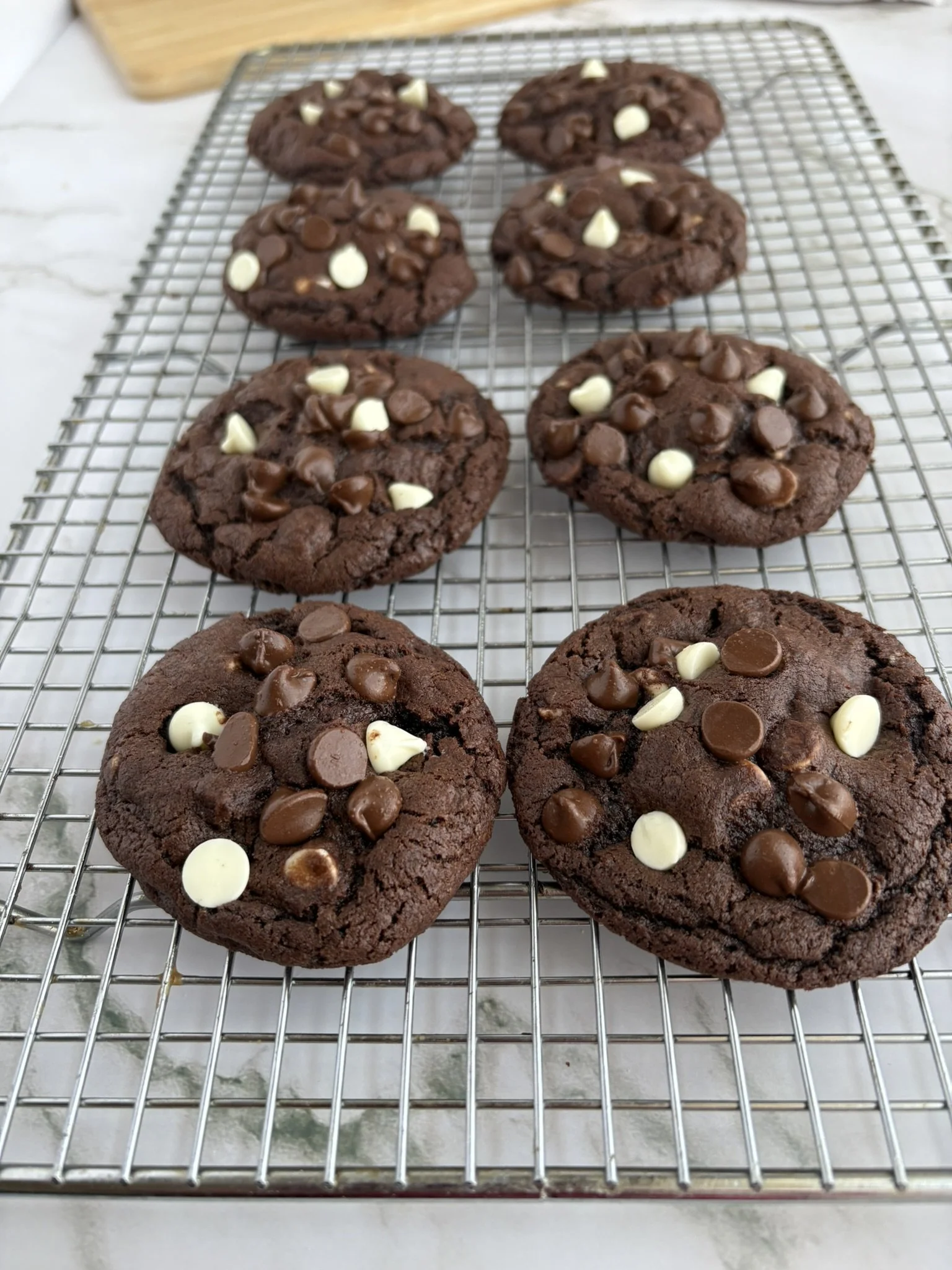 Triple Chocolate Cookies